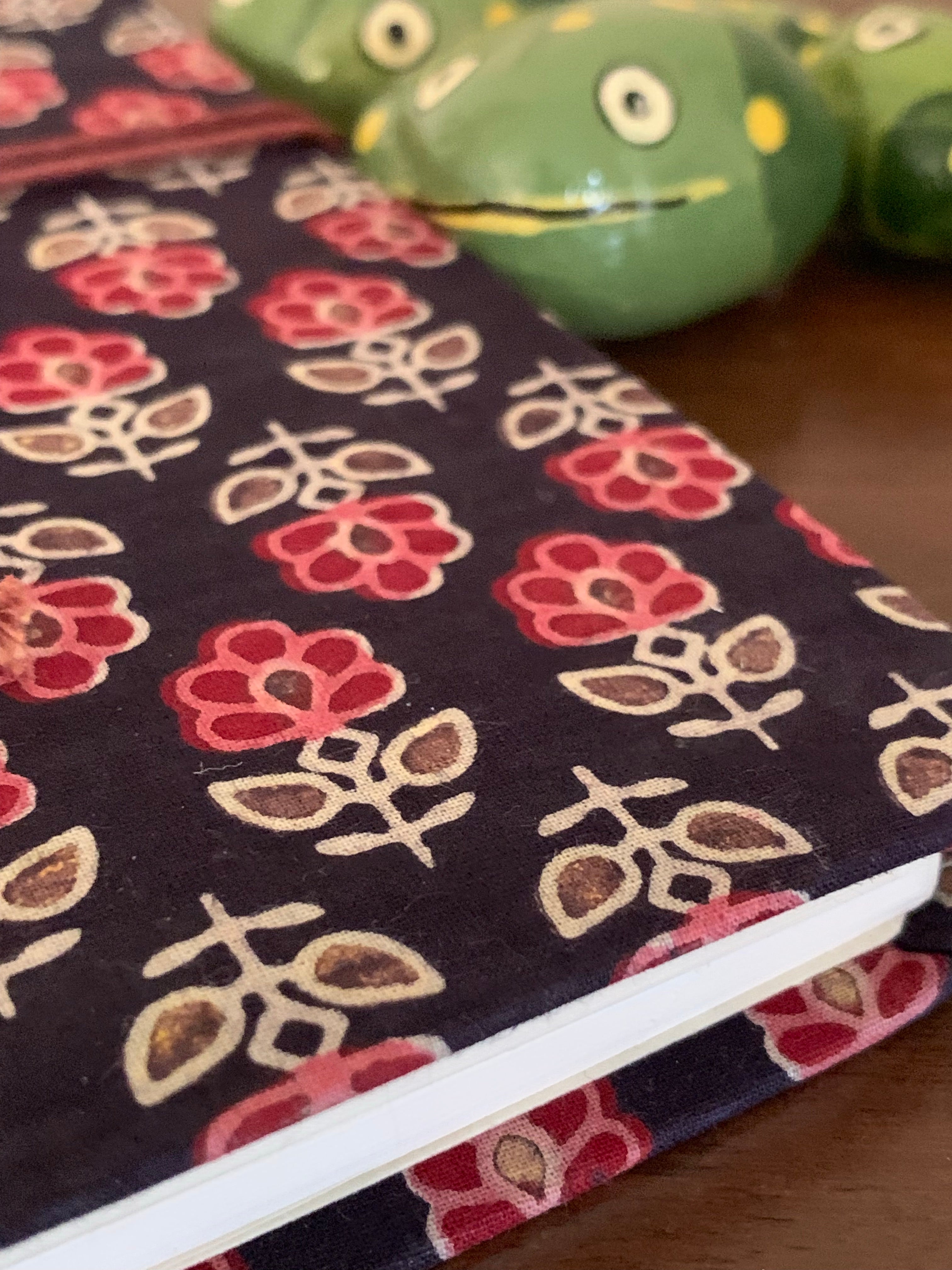 Block Print Fabric Cover Diary A5