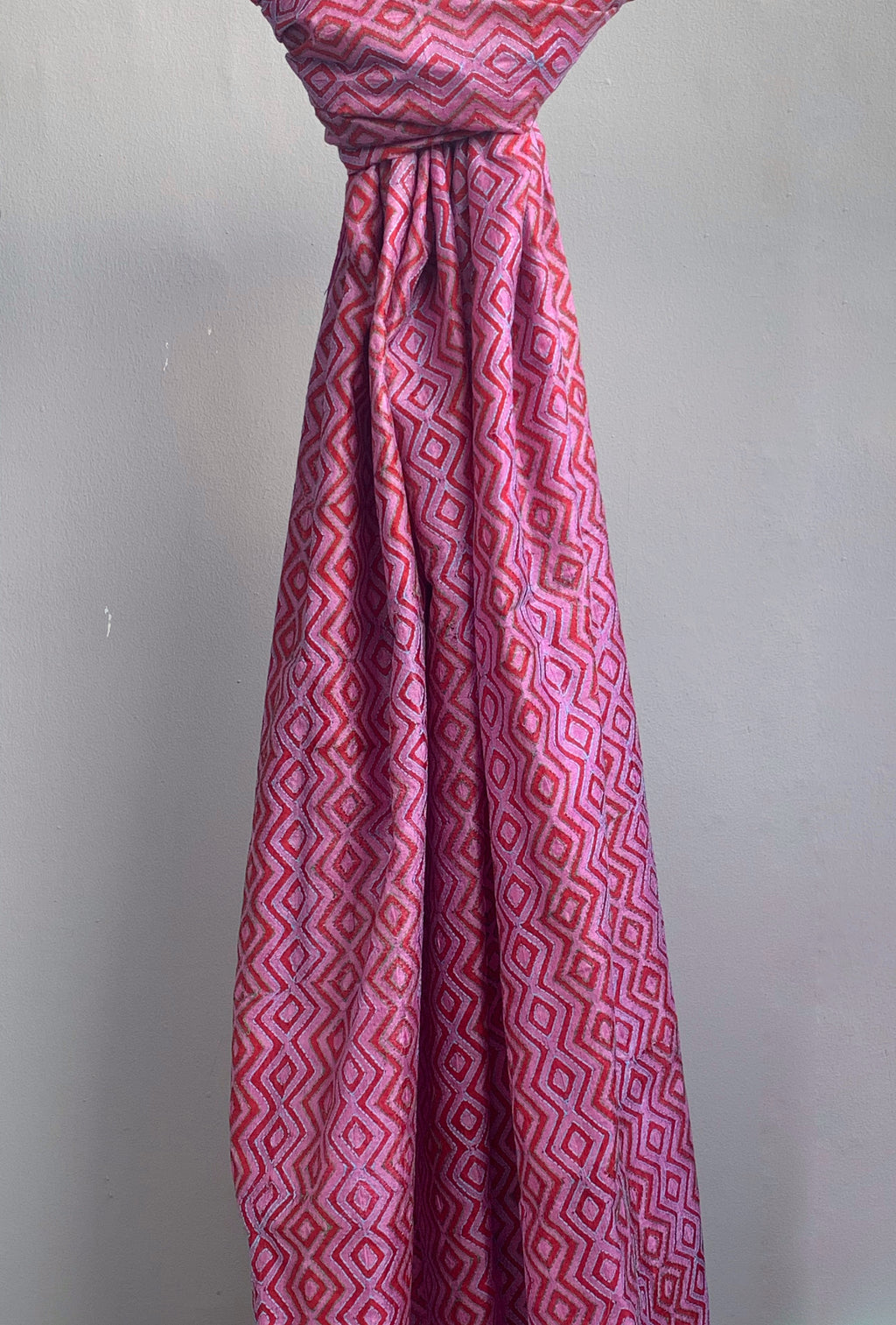 Handcrafted Kantha Cotton Silk Dupatta
