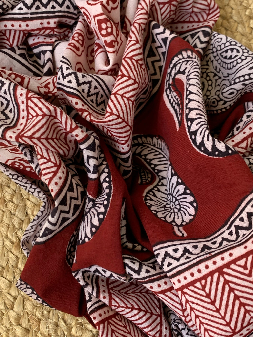 Natural Dyed Bagh Block Print Cotton Suit
