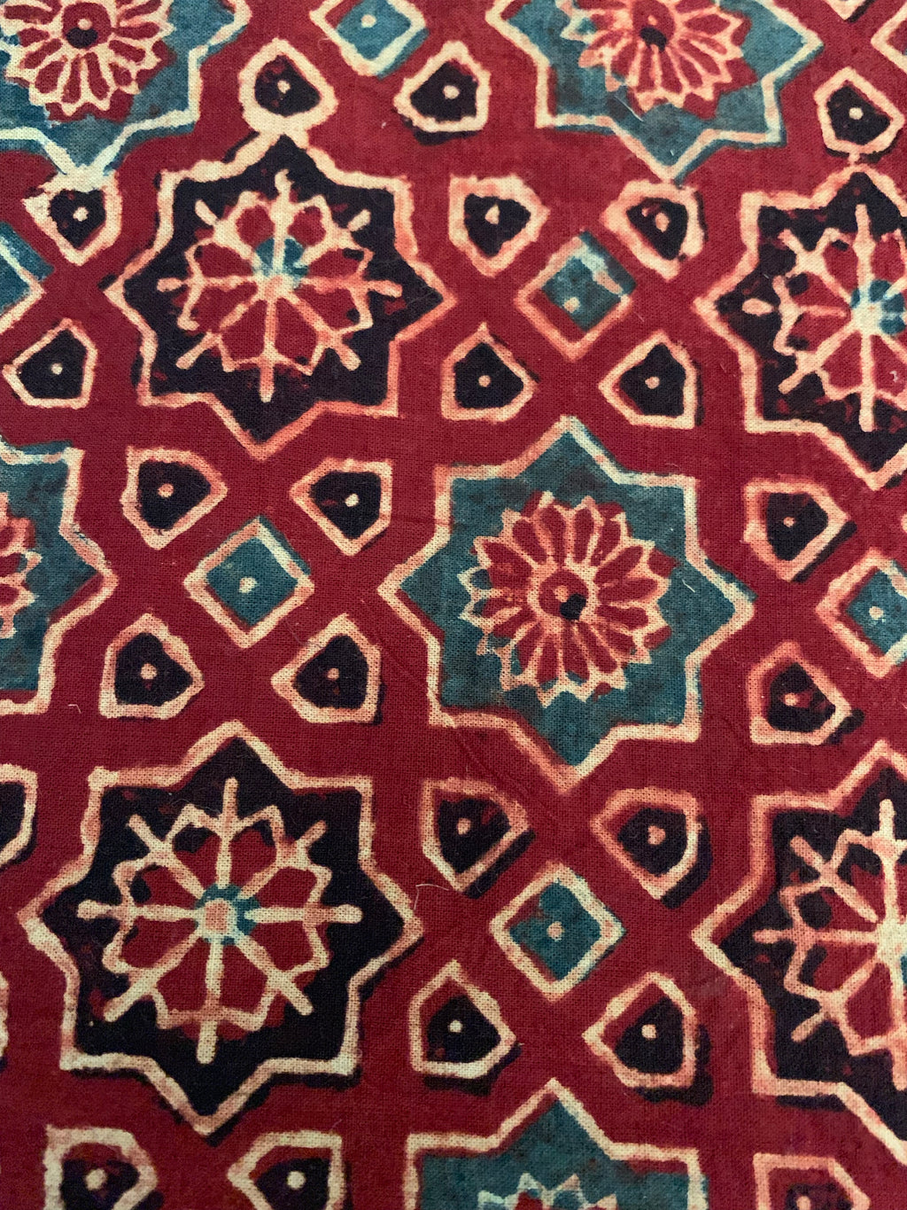 Handblock Ajrakh Suit