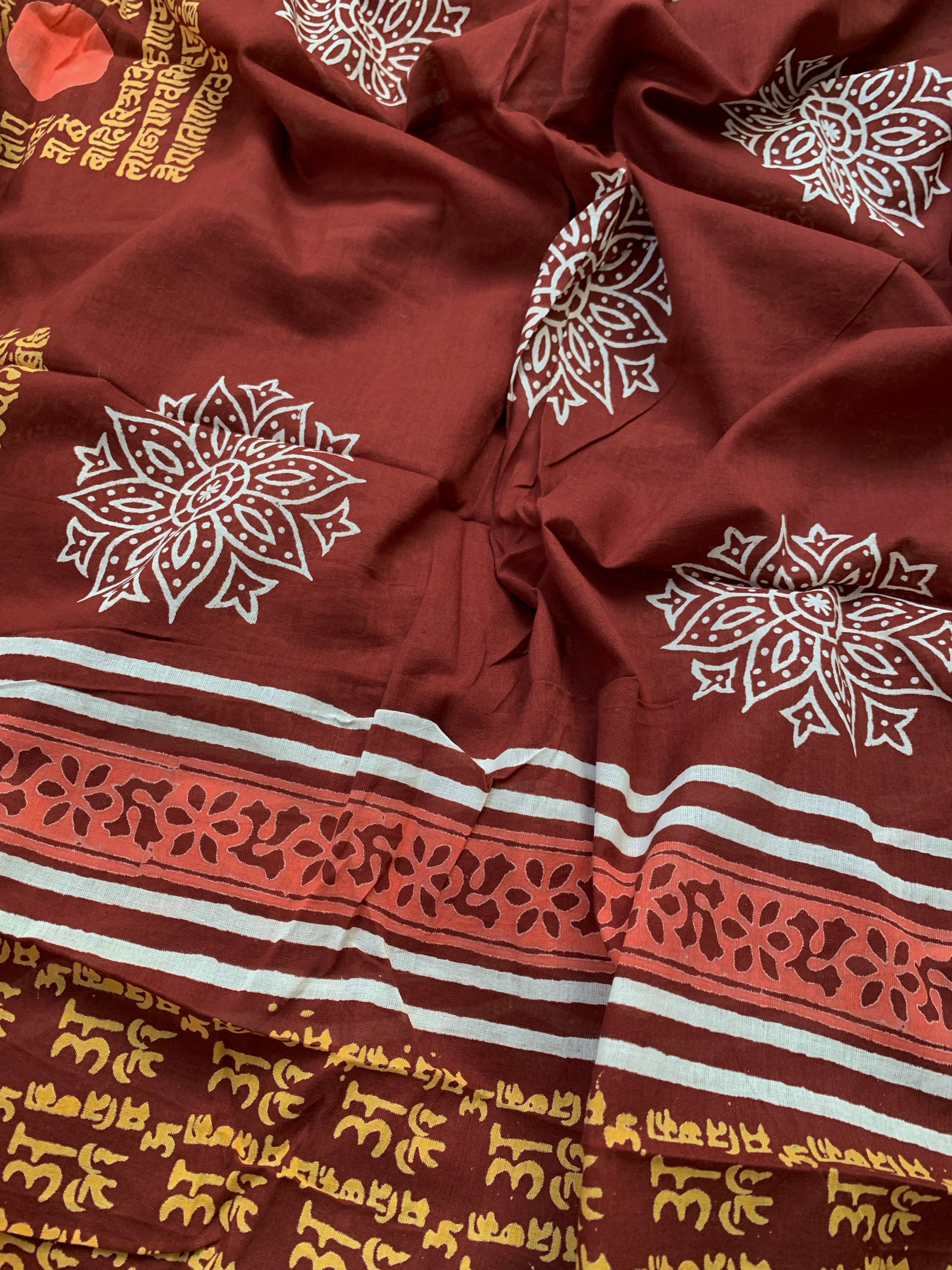 Handcrafted Cotton Kurta Dupatta set