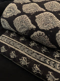 Hand Block Printed Kalamkari Natural Dyed Kurta Bottom Set