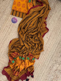 Natural Dyed Bagh Block Print Cotton Suit