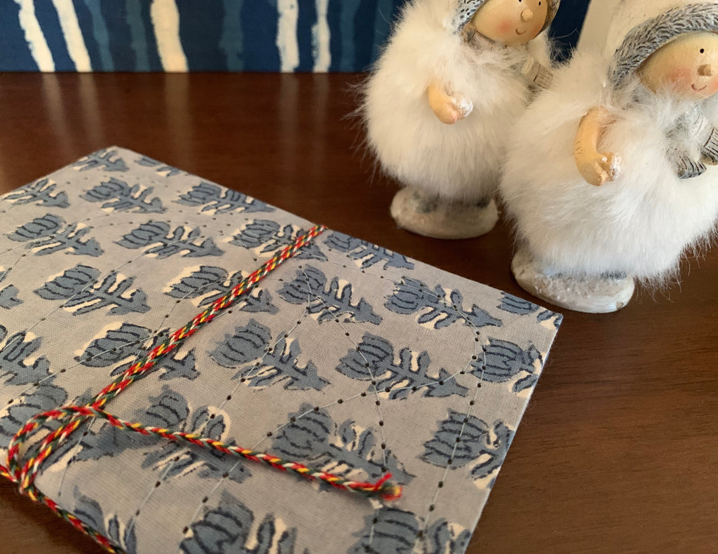Block Print Fabric Cover Diary