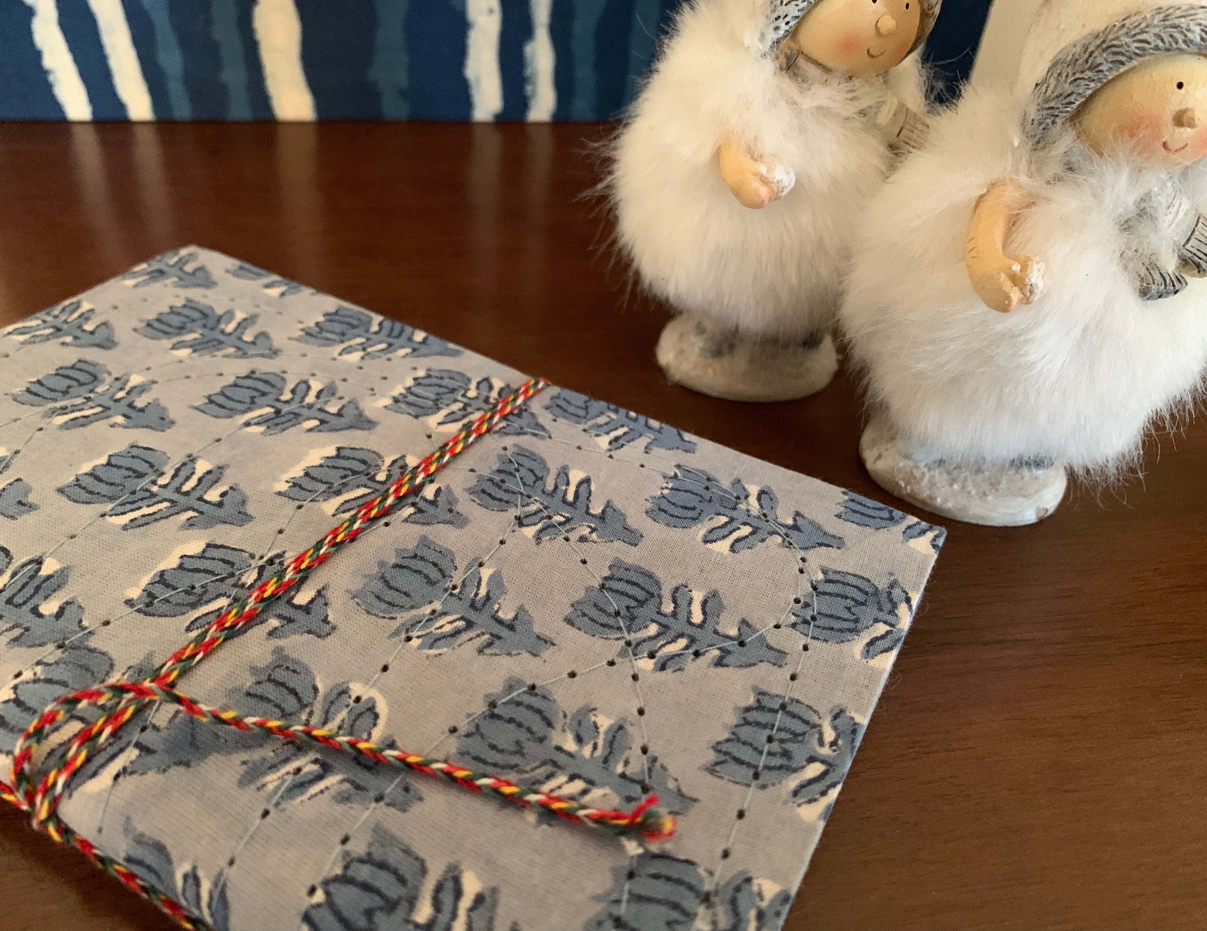 Block Print Fabric Cover Diary