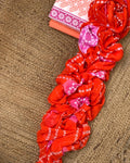 Handcrafted cotton semi chiffon suit