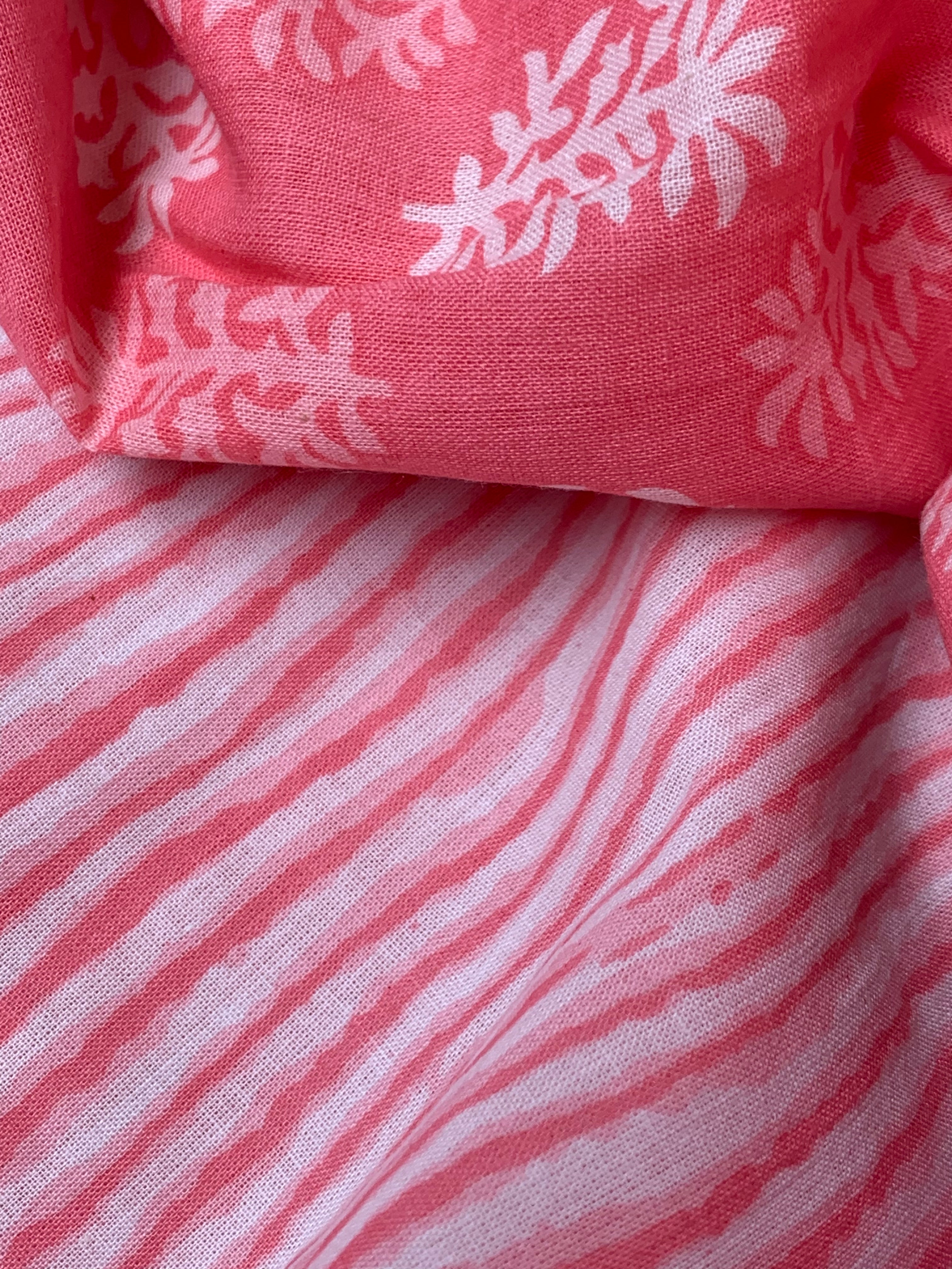 Handcrafted cotton chiffon suit