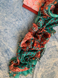 Handblock Printed Cotton Chanderi Dupatta Suit