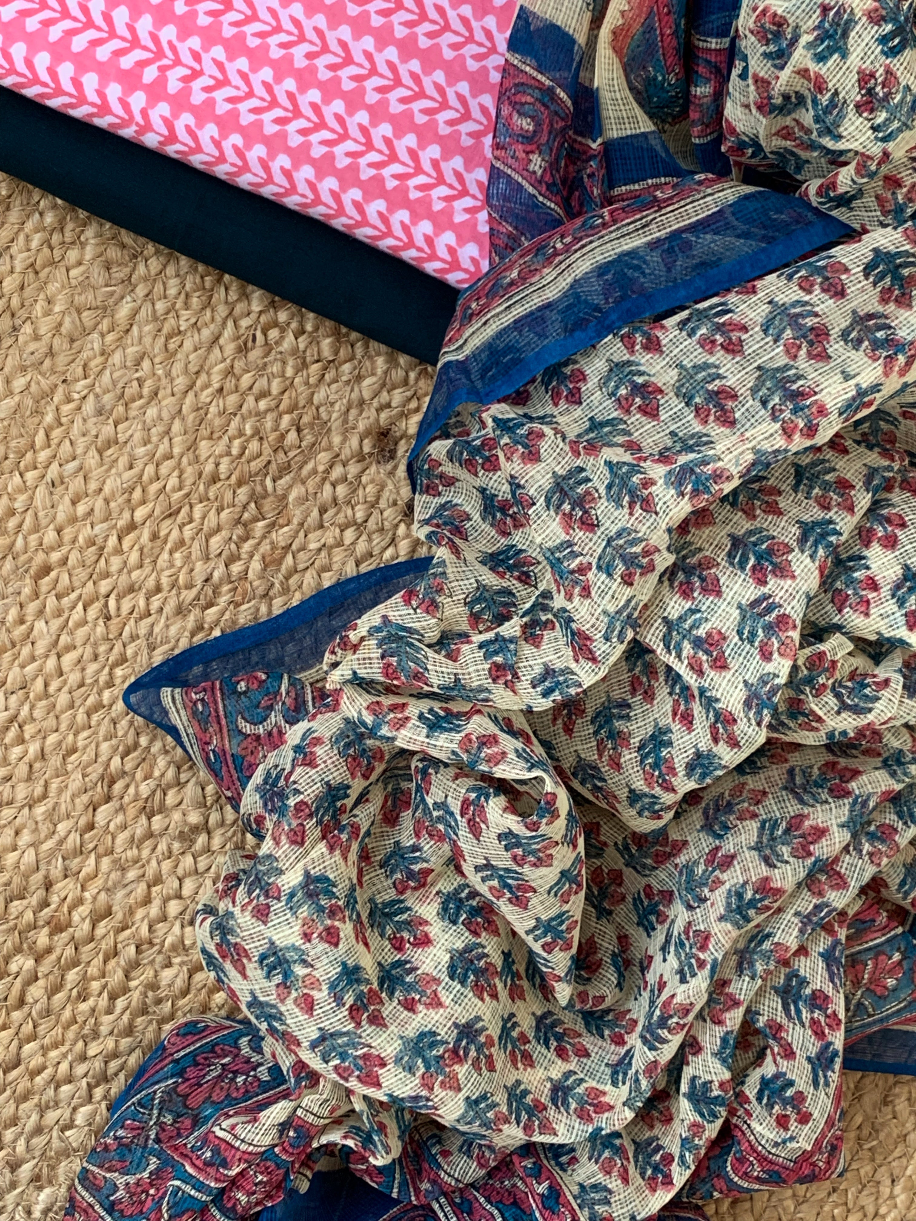 Handblock Cotton Kota Suit