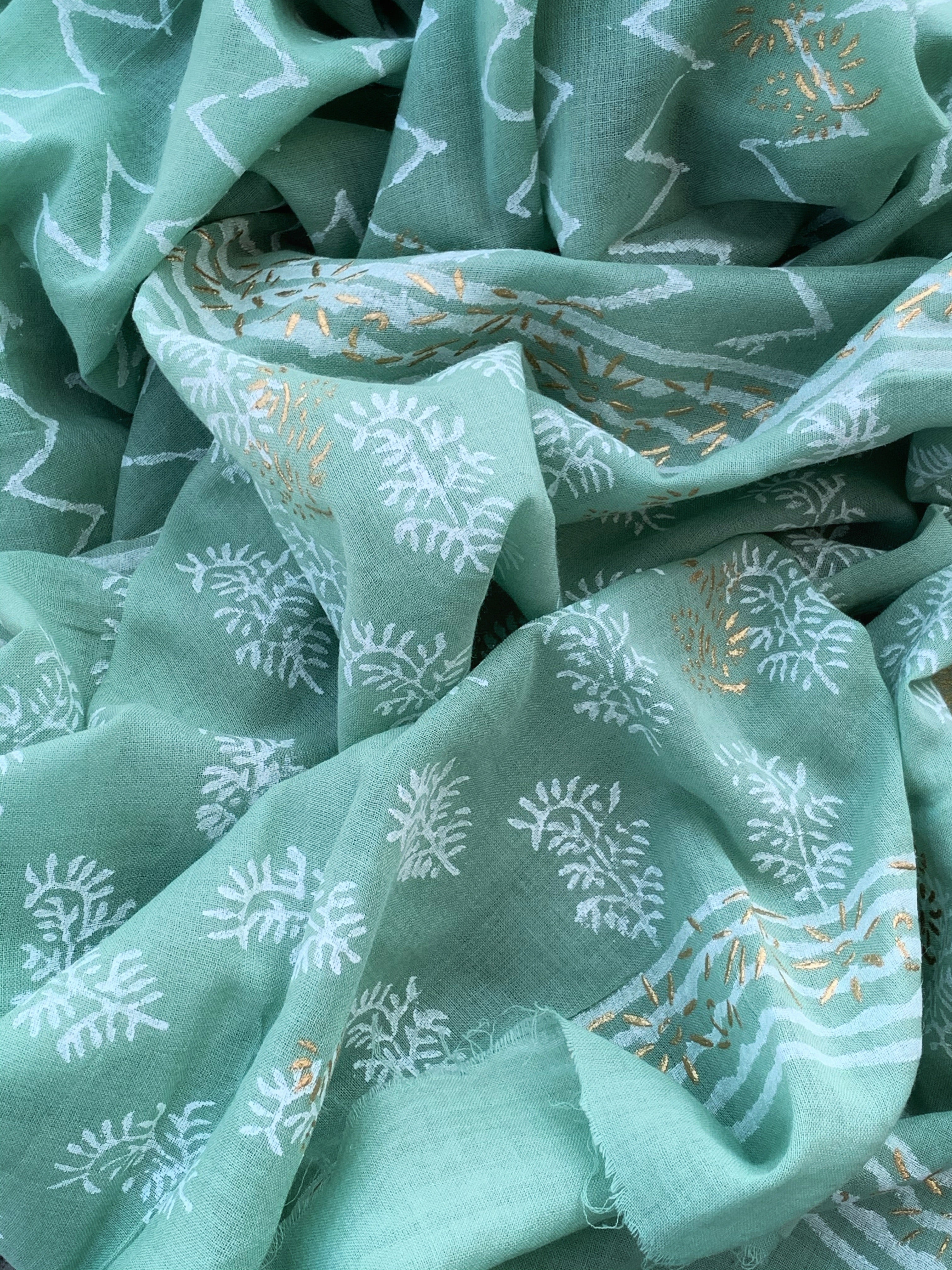 Handblock Cotton Suit