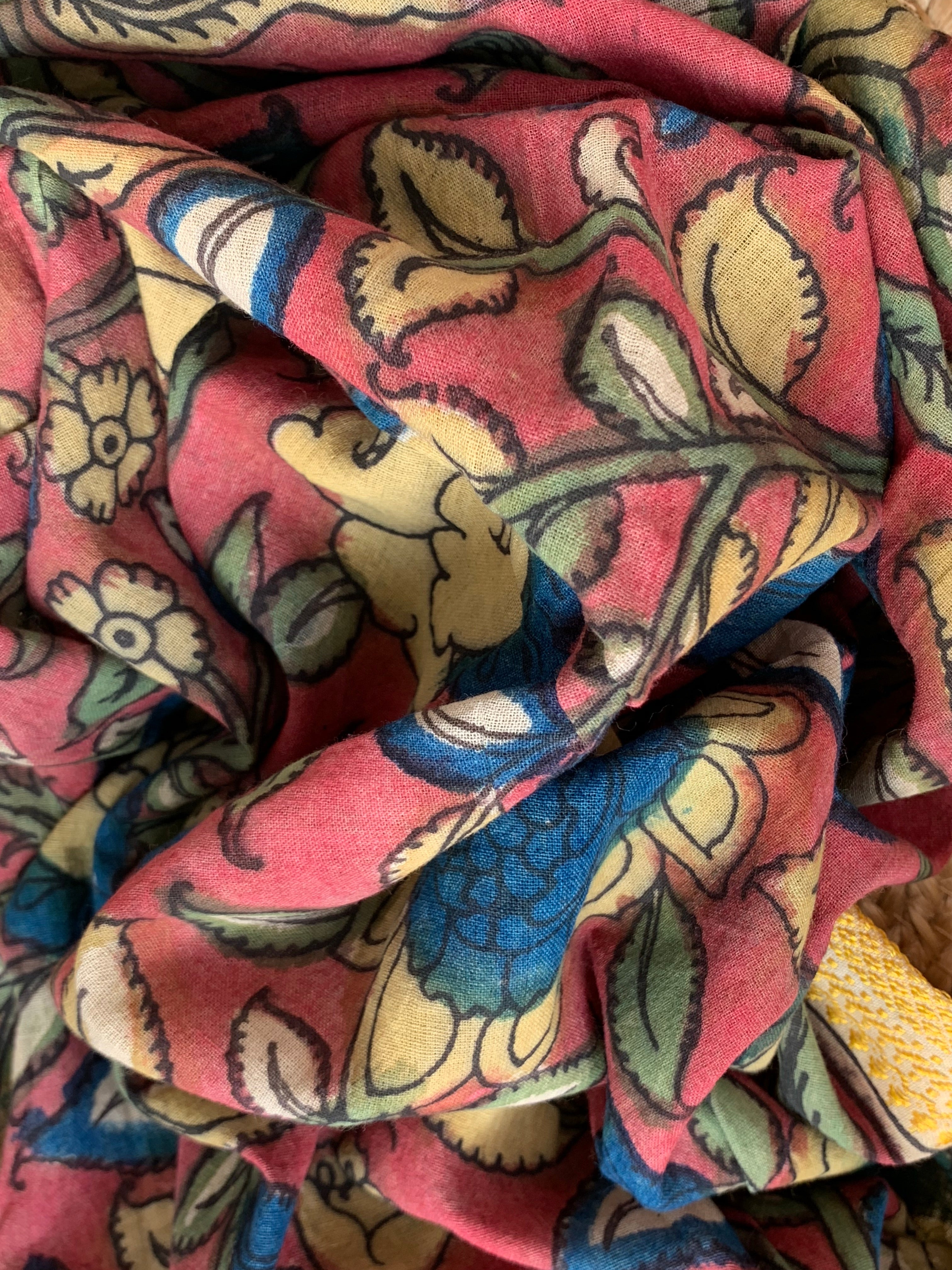 Handcrafted Kalamkari Kurta Dupatta Set
