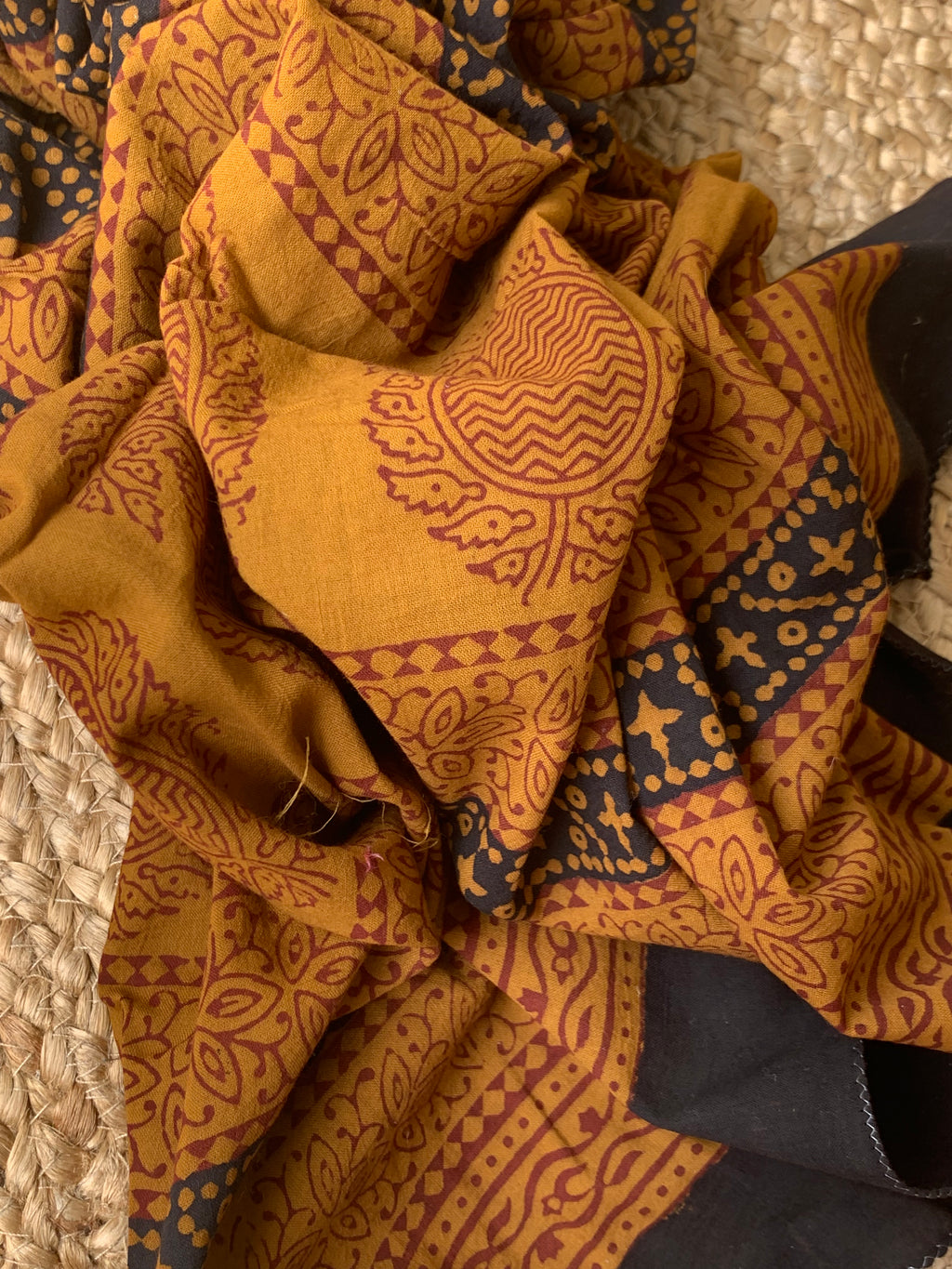 Natural Dyed Bagh Block Print Cotton Suit