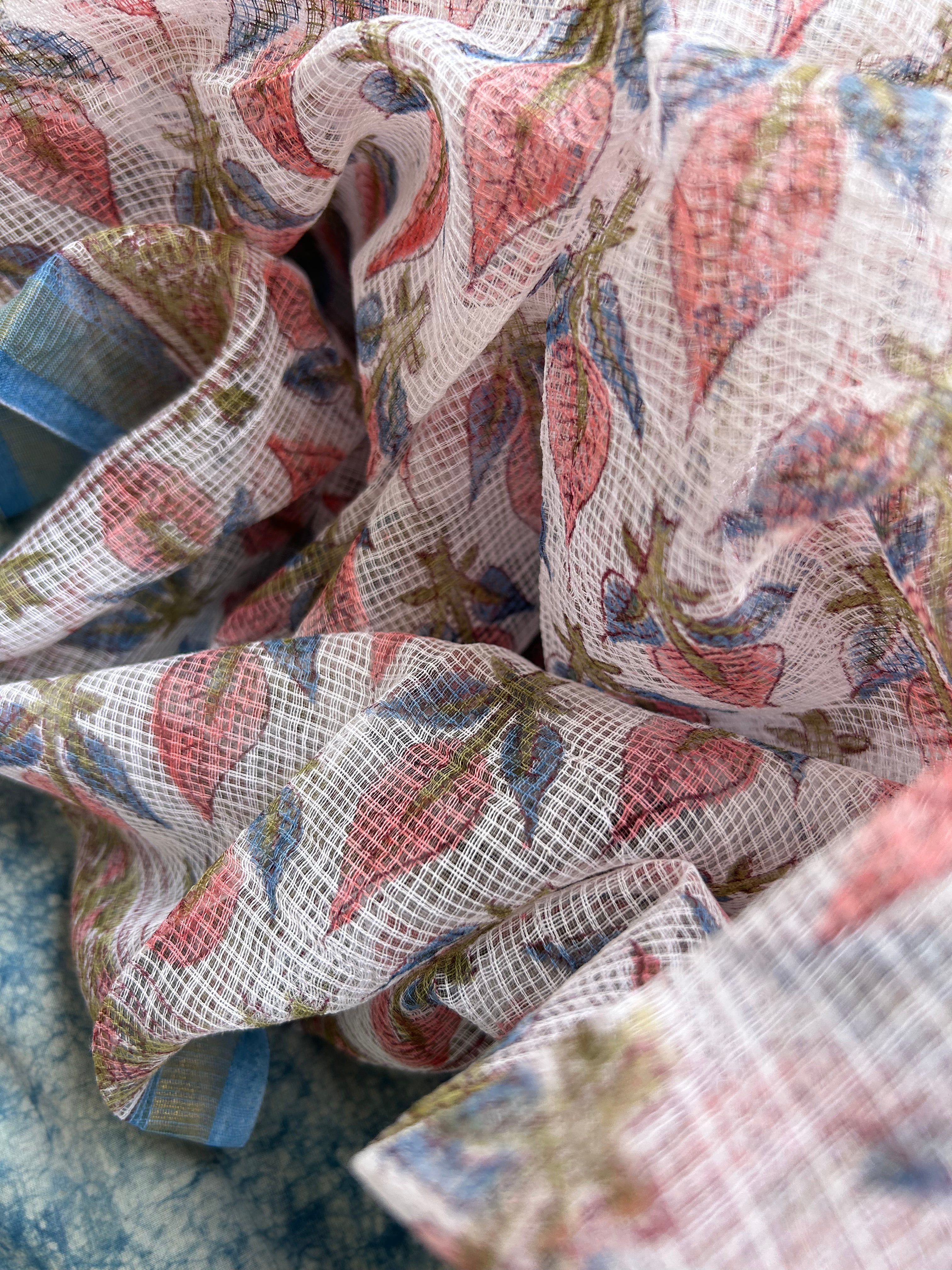Handcrafted Cotton Kota Dupatta Suit