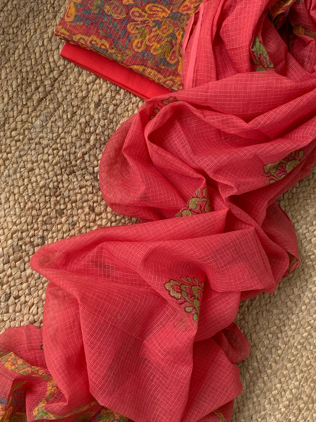 Handblock Kota Cotton Suit