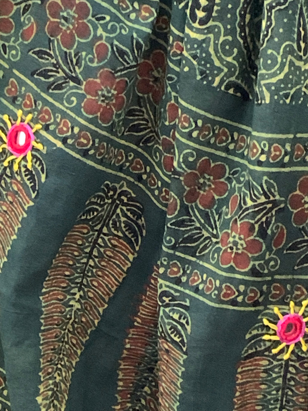 Handcrafted Ajrakh Kurta Dupatta set