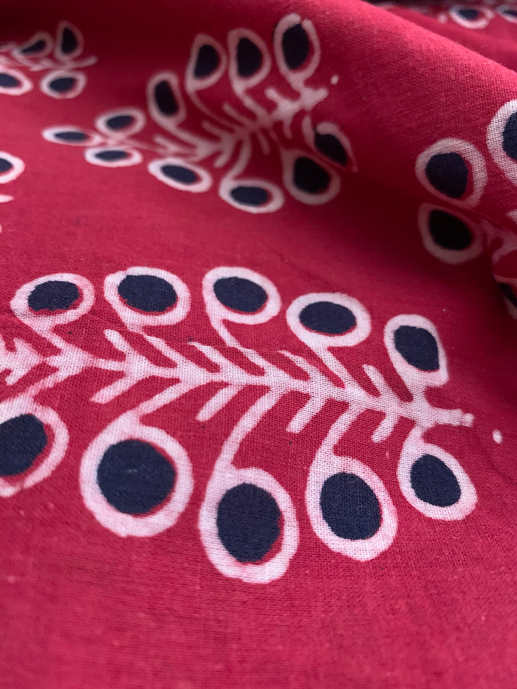 Handblock Cotton Kurta Bottom Set