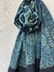 Handblock Ajrakh Dupatta