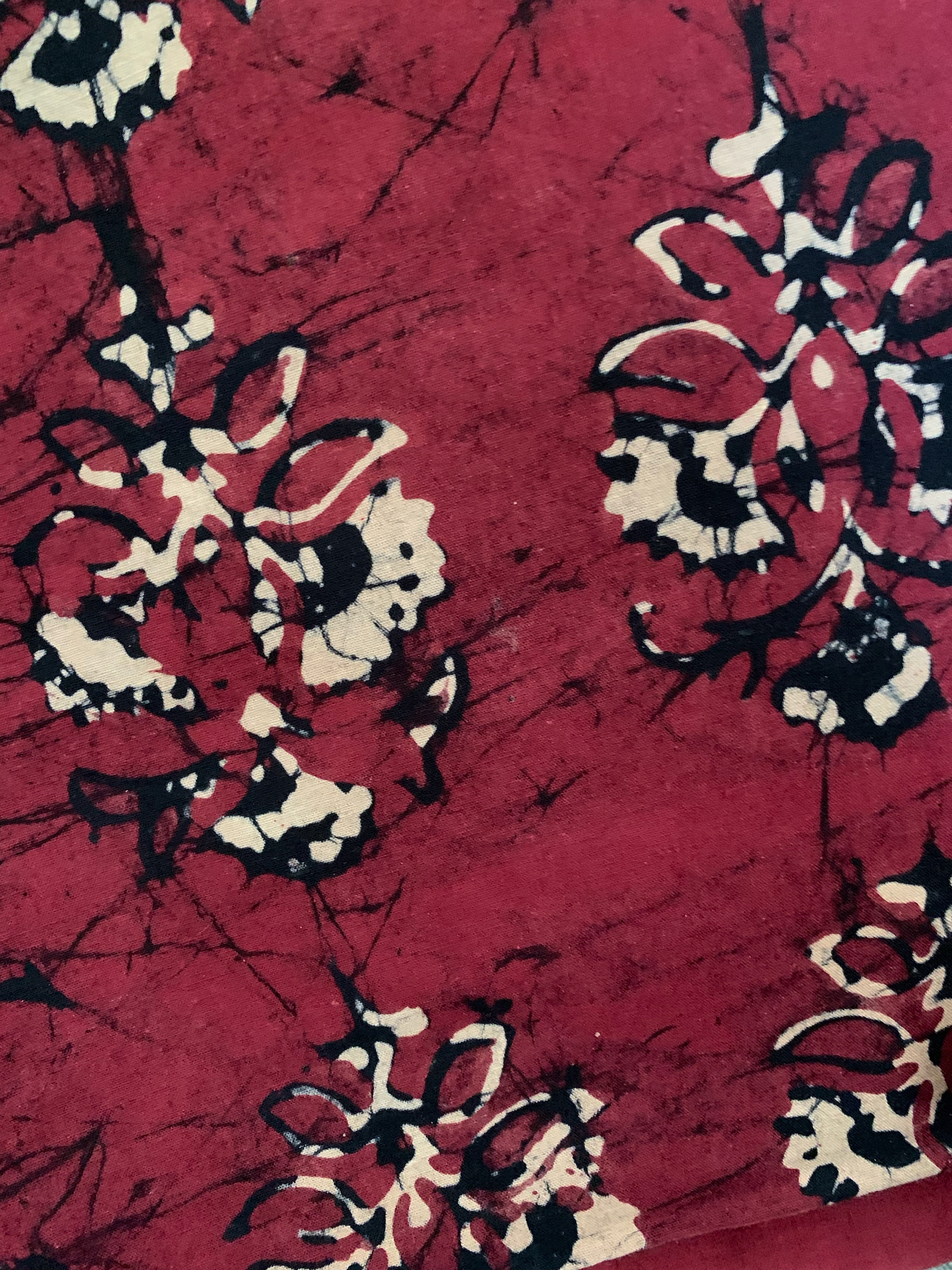 Handblock Batik Cotton Chanderi Suit