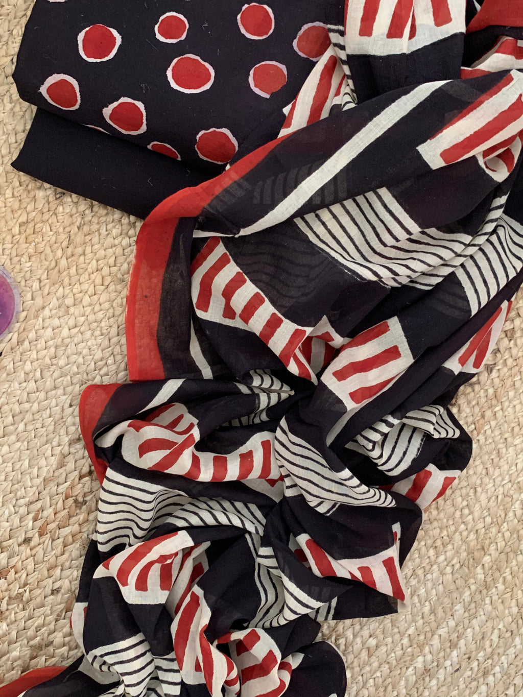 Handblock Cotton Suit