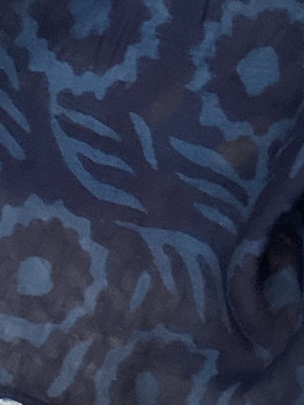 Handblock chanderi suit
