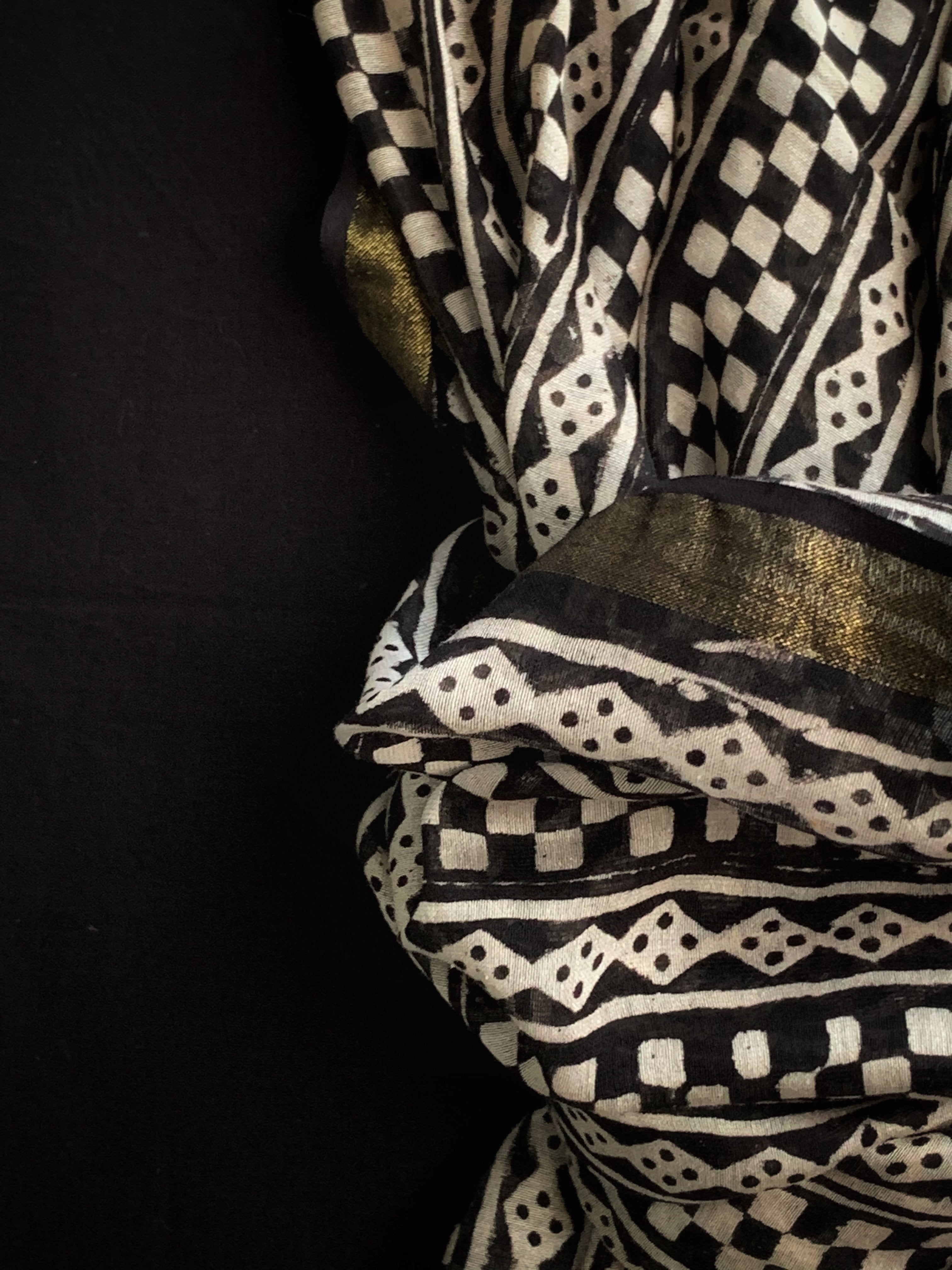 Handcrafted Cotton Chanderi Suit