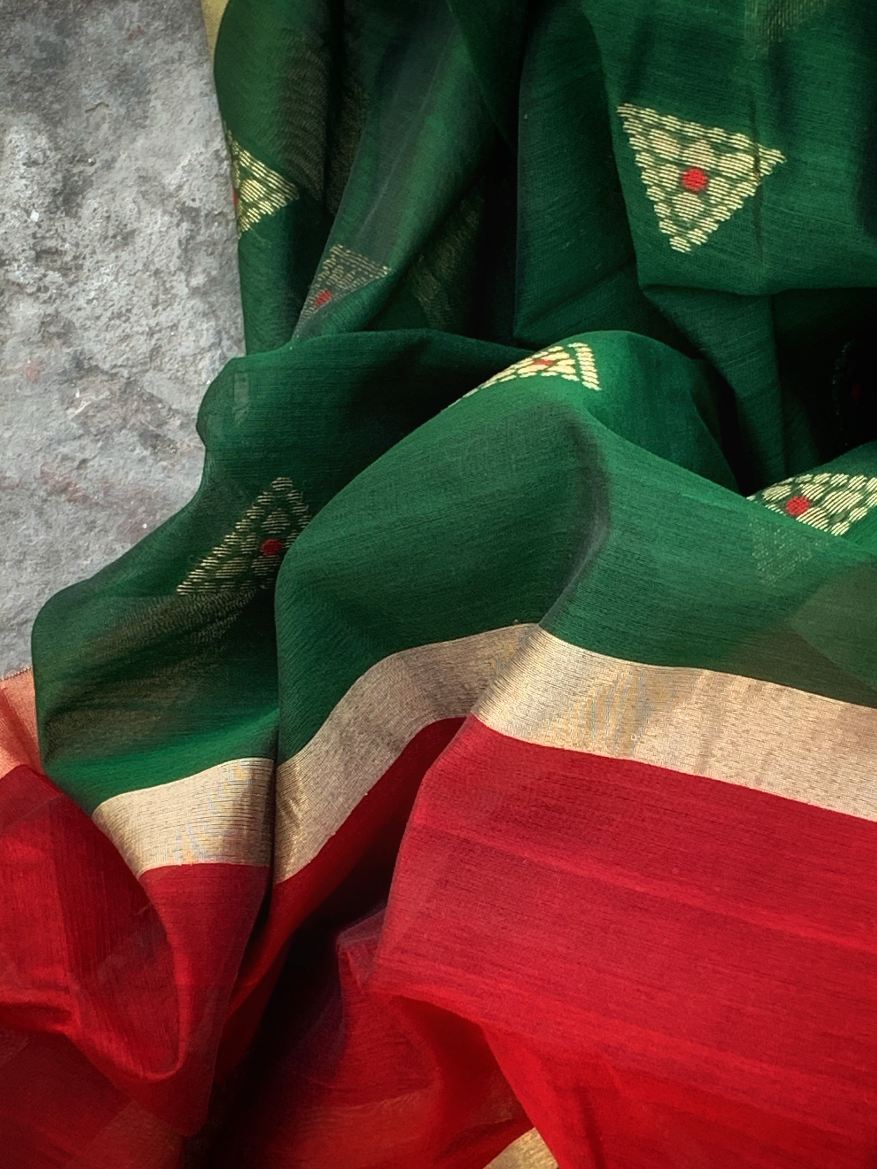 Handwoven Chanderi Kurta Dupatta Set