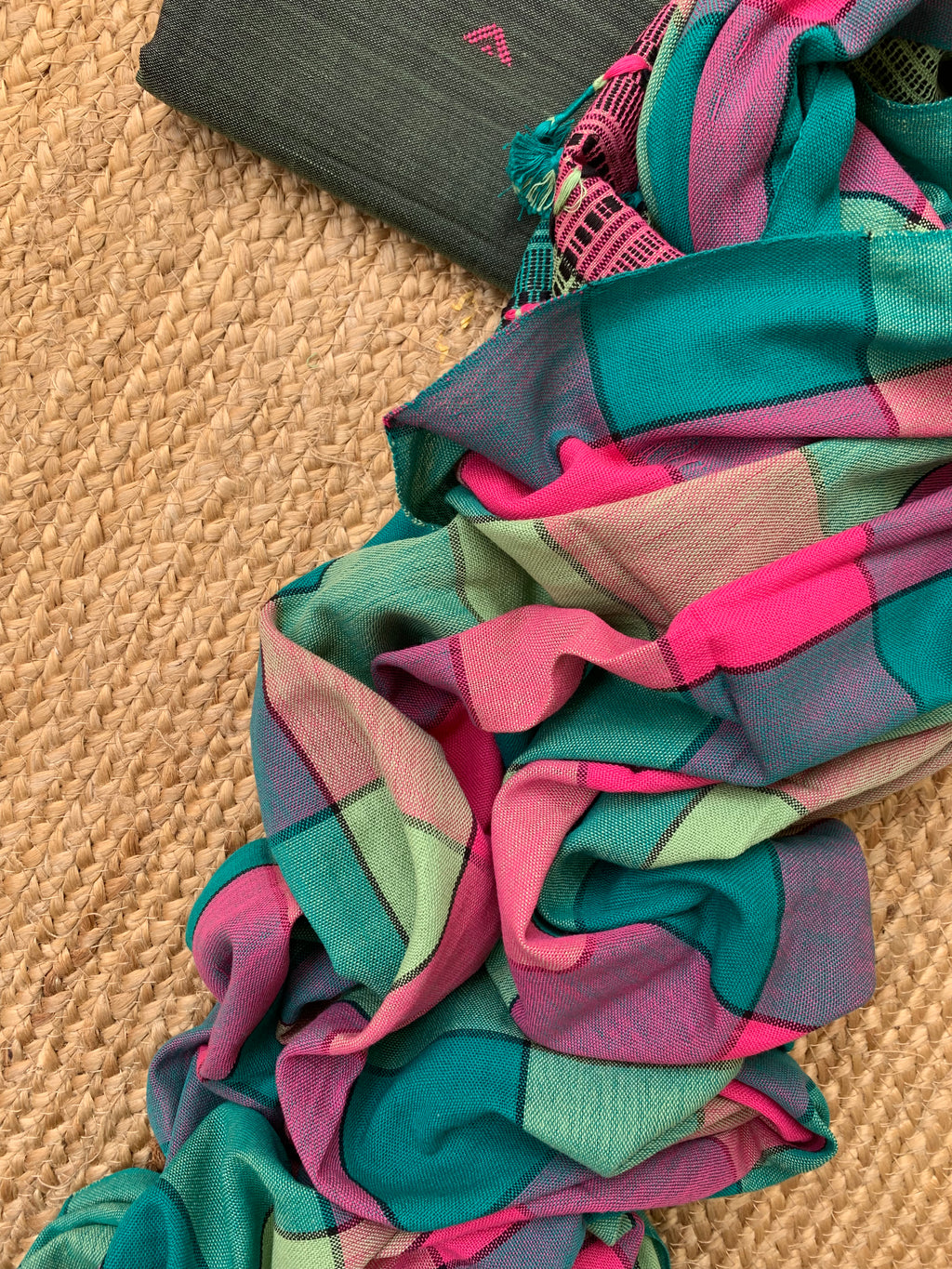 Handwoven Bhujodi Kurta Dupatta Set
