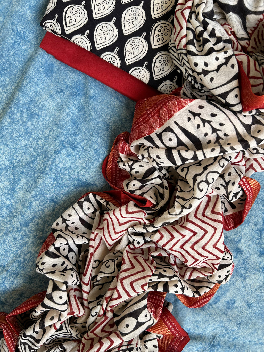 Handblock Cotton Suit
