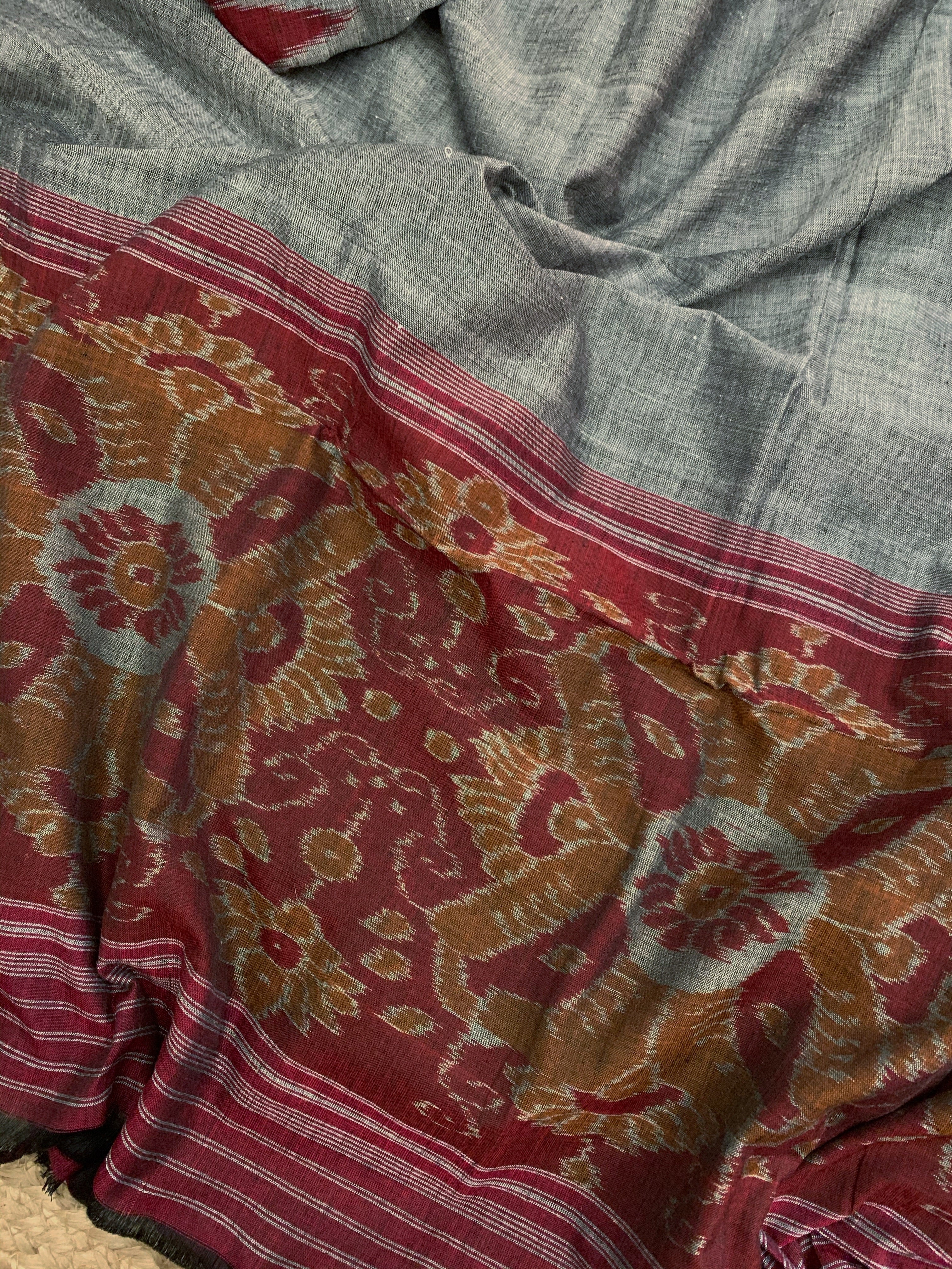Handwoven Nuapatna Kurta Dupatta Set