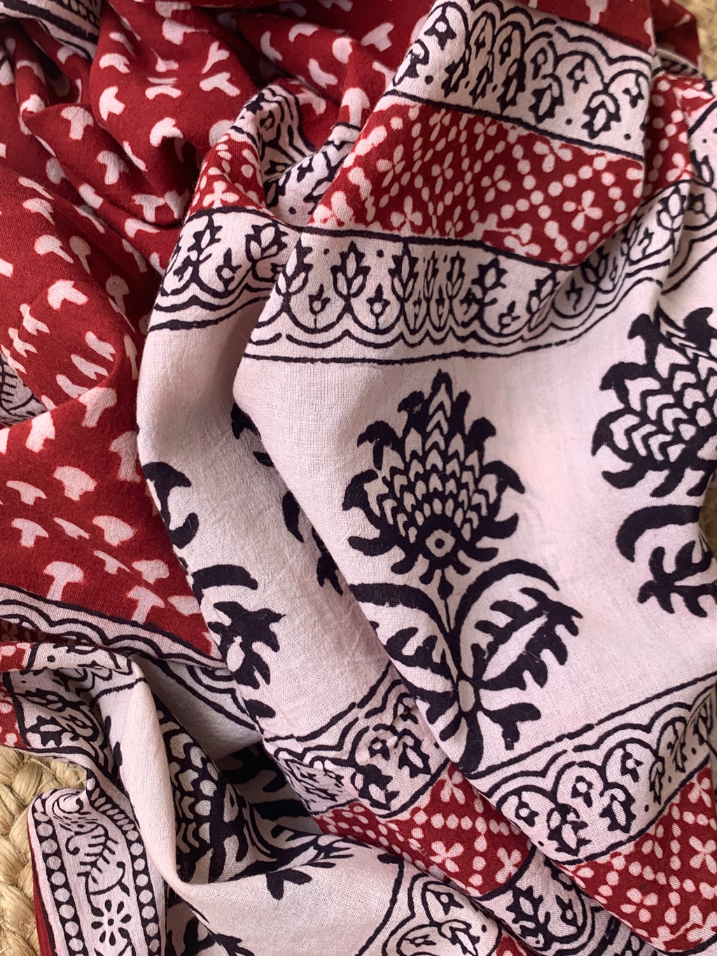 Natural Dyed Bagh Block Print Cotton Suit