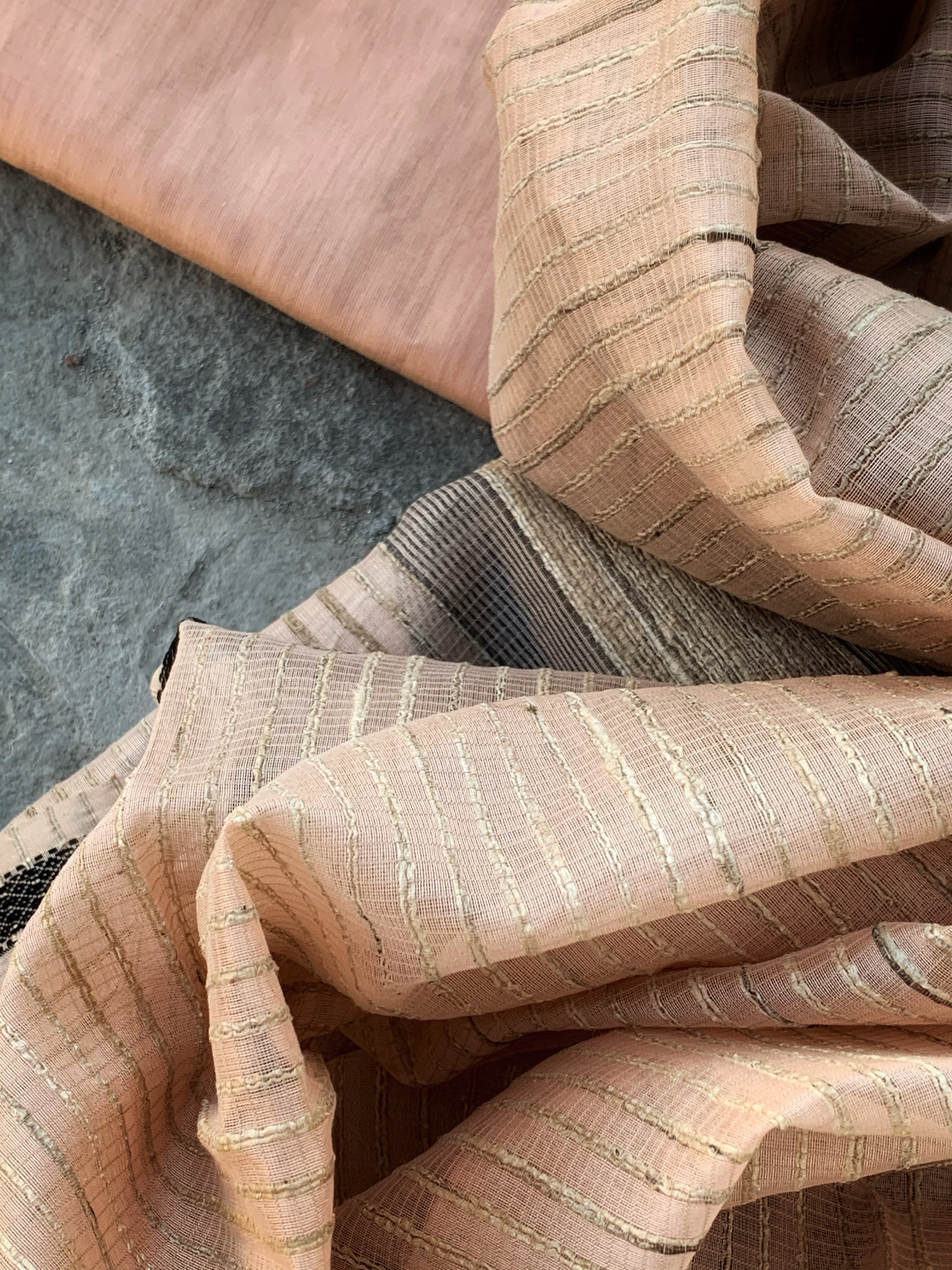 Handwoven Maheshwari Kurta dupatta set