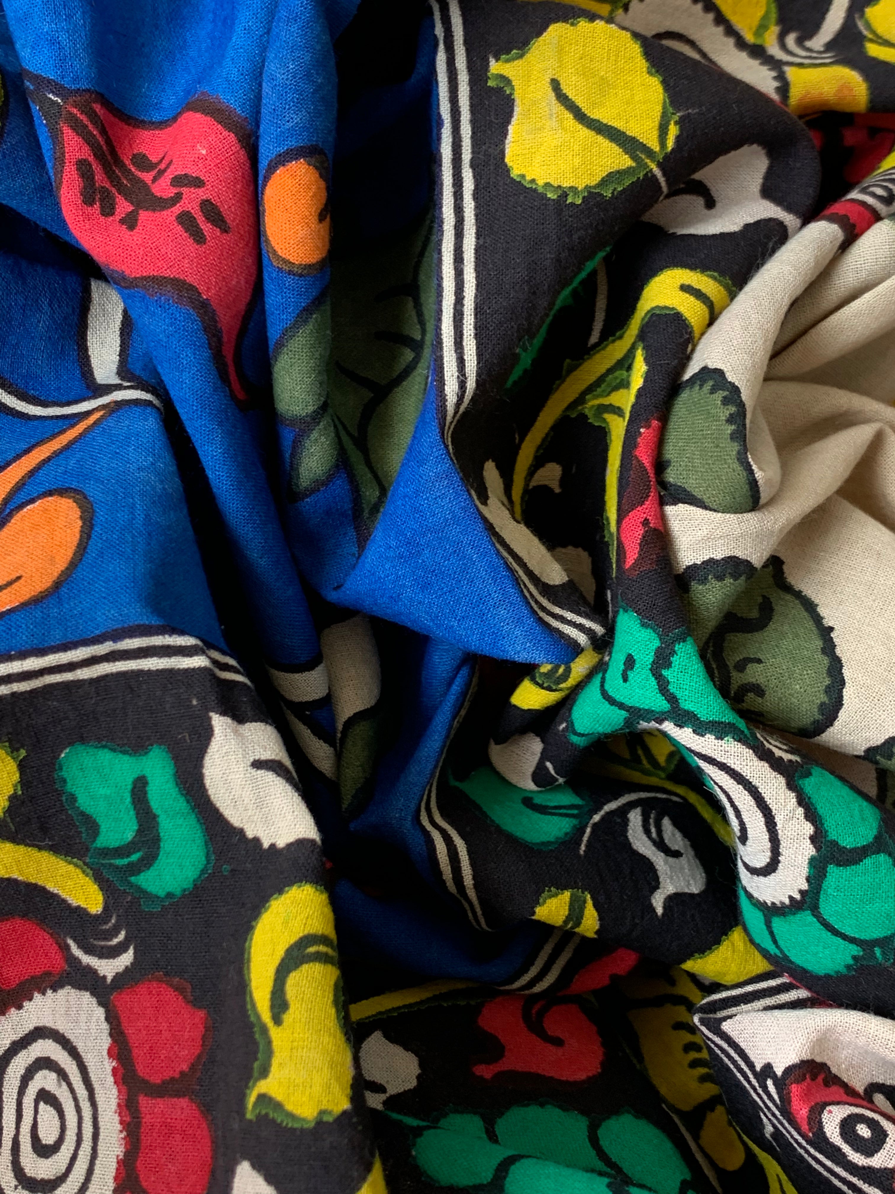 Handwoven Handcrafted Kalamkari Kurta Dupatta Set