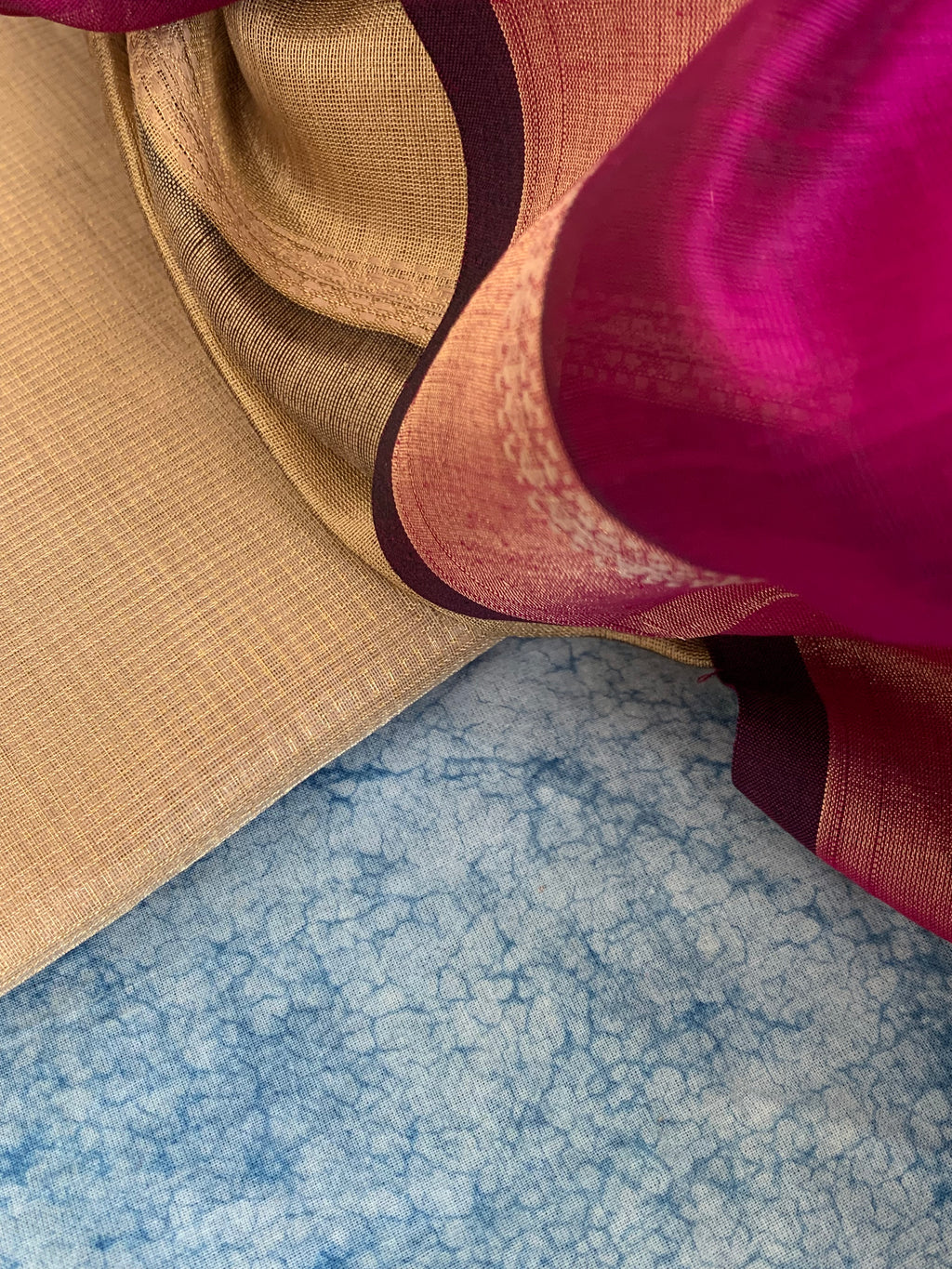 Handwoven Maheshwari Kurta dupatta set