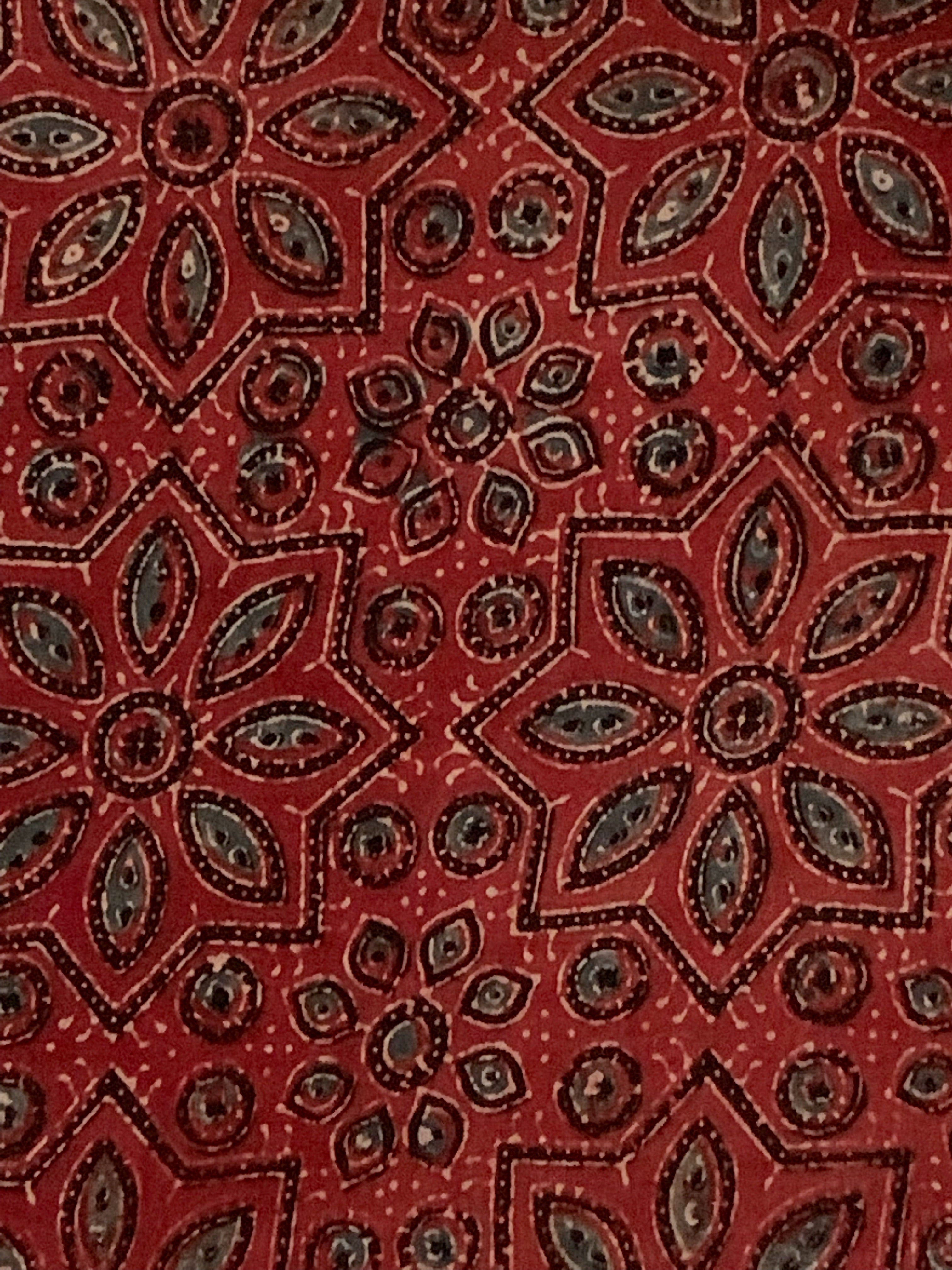 Handblock Ajrakh Kota Suit