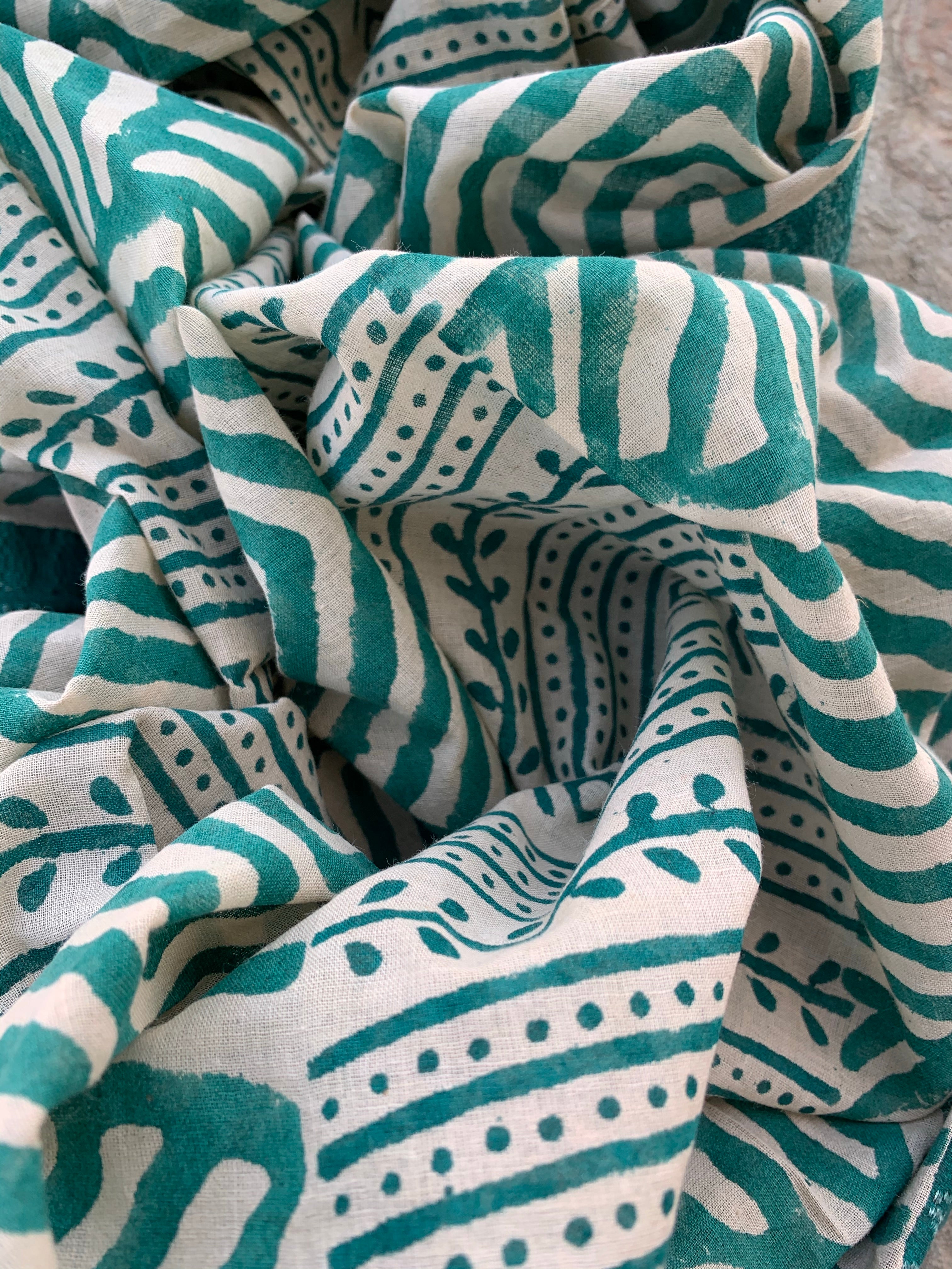 Handblock Cotton Suit