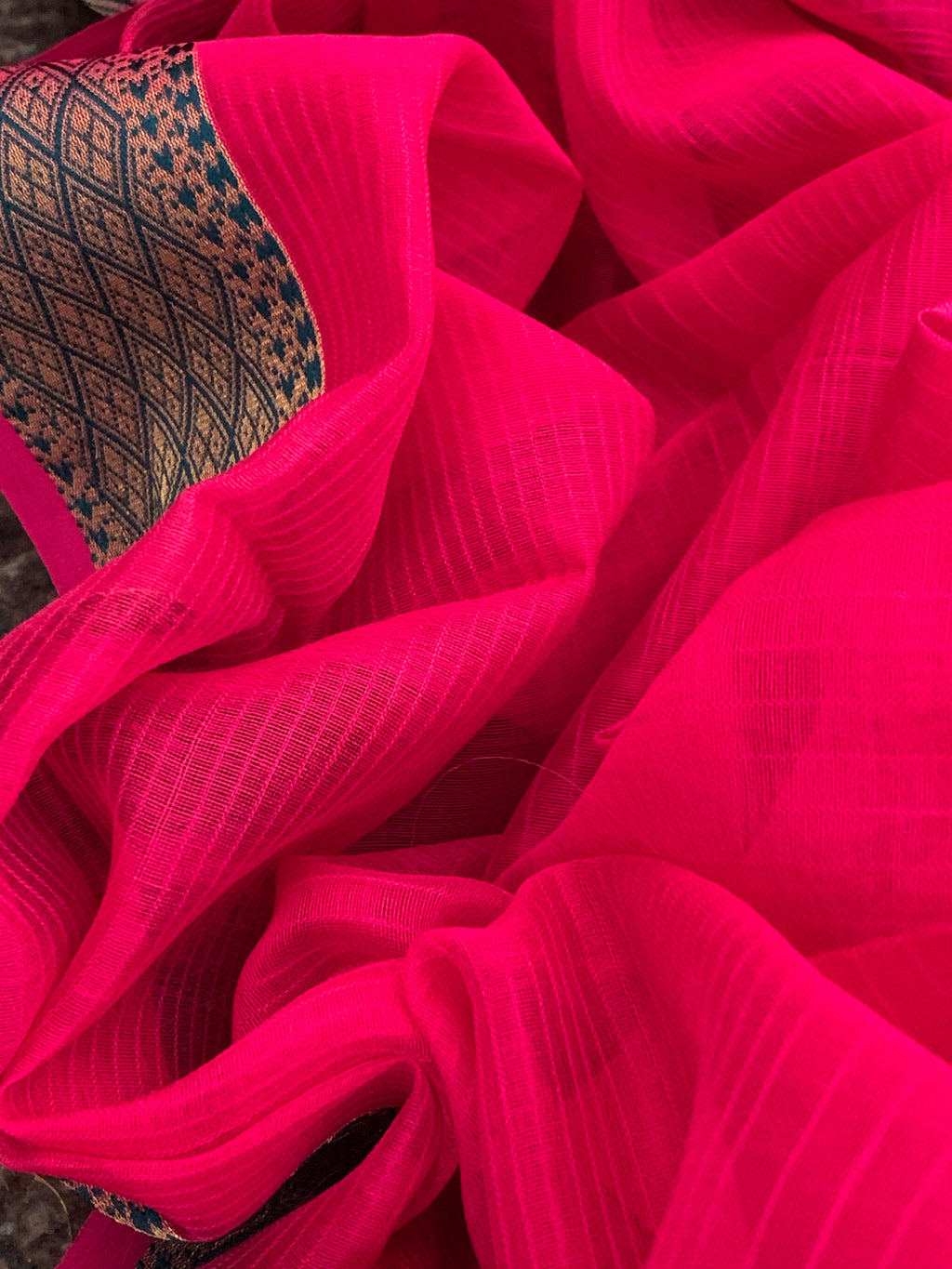 Handwoven Maheshwari Silk Cotton Dupatta