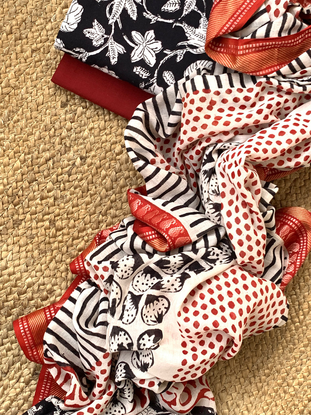 Handblock Cotton Suit