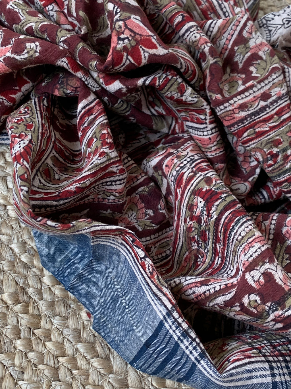 Handwoven Handcrafted Kalamkari Kurta Dupatta Set
