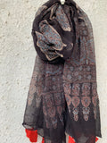 Handblock Ajrakh Kota Dupatta