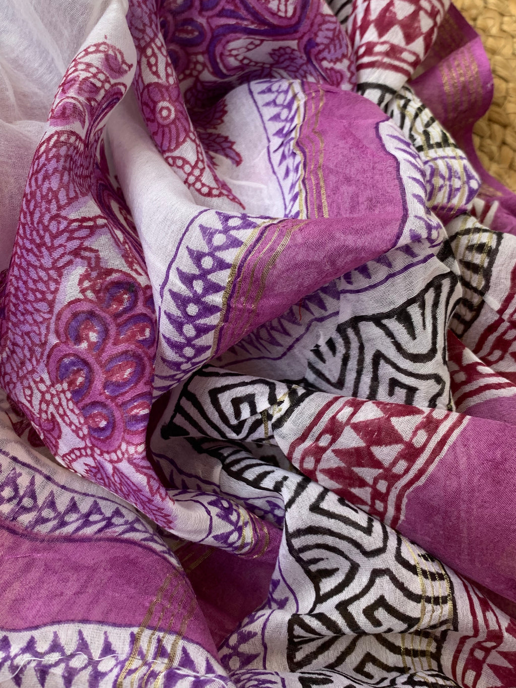 Handcrafted Cotton Chanderi Suit
