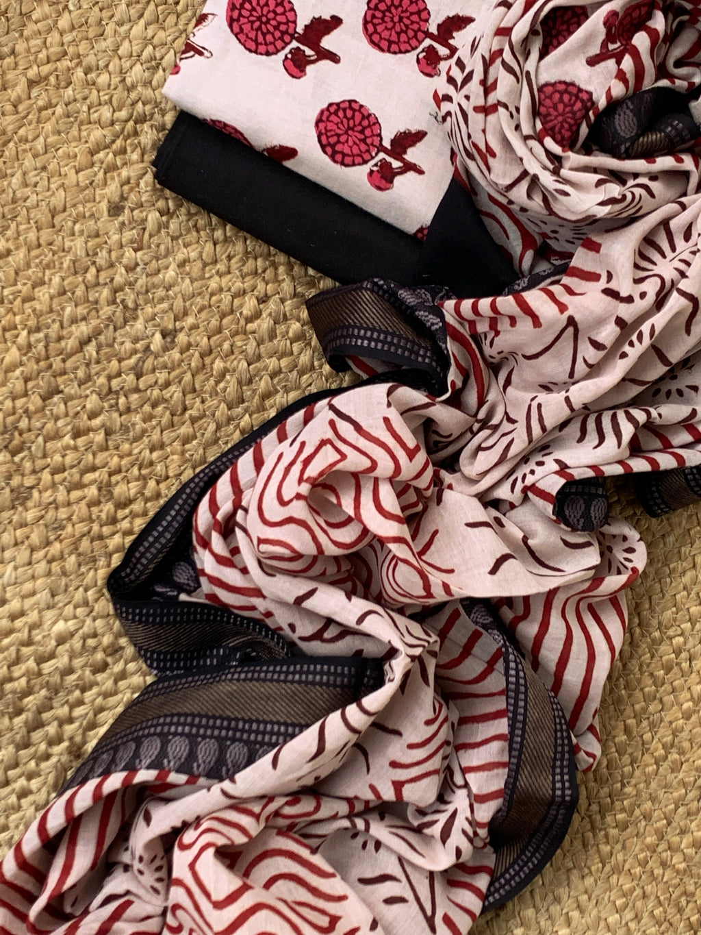 Handblock Cotton Suit