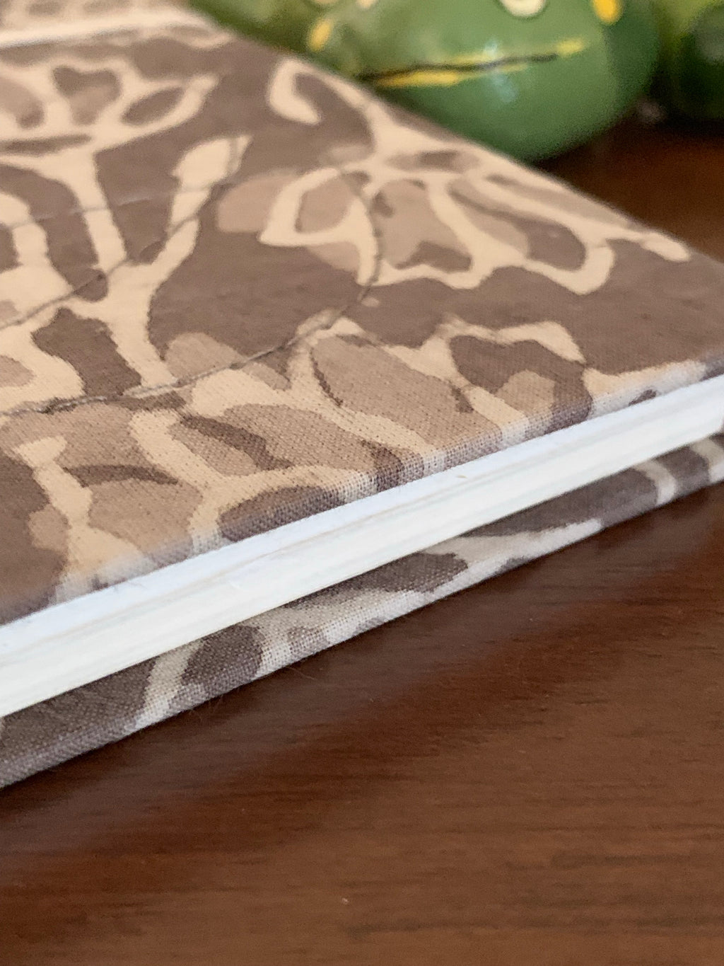 Block Print Fabric Cover Diary A5