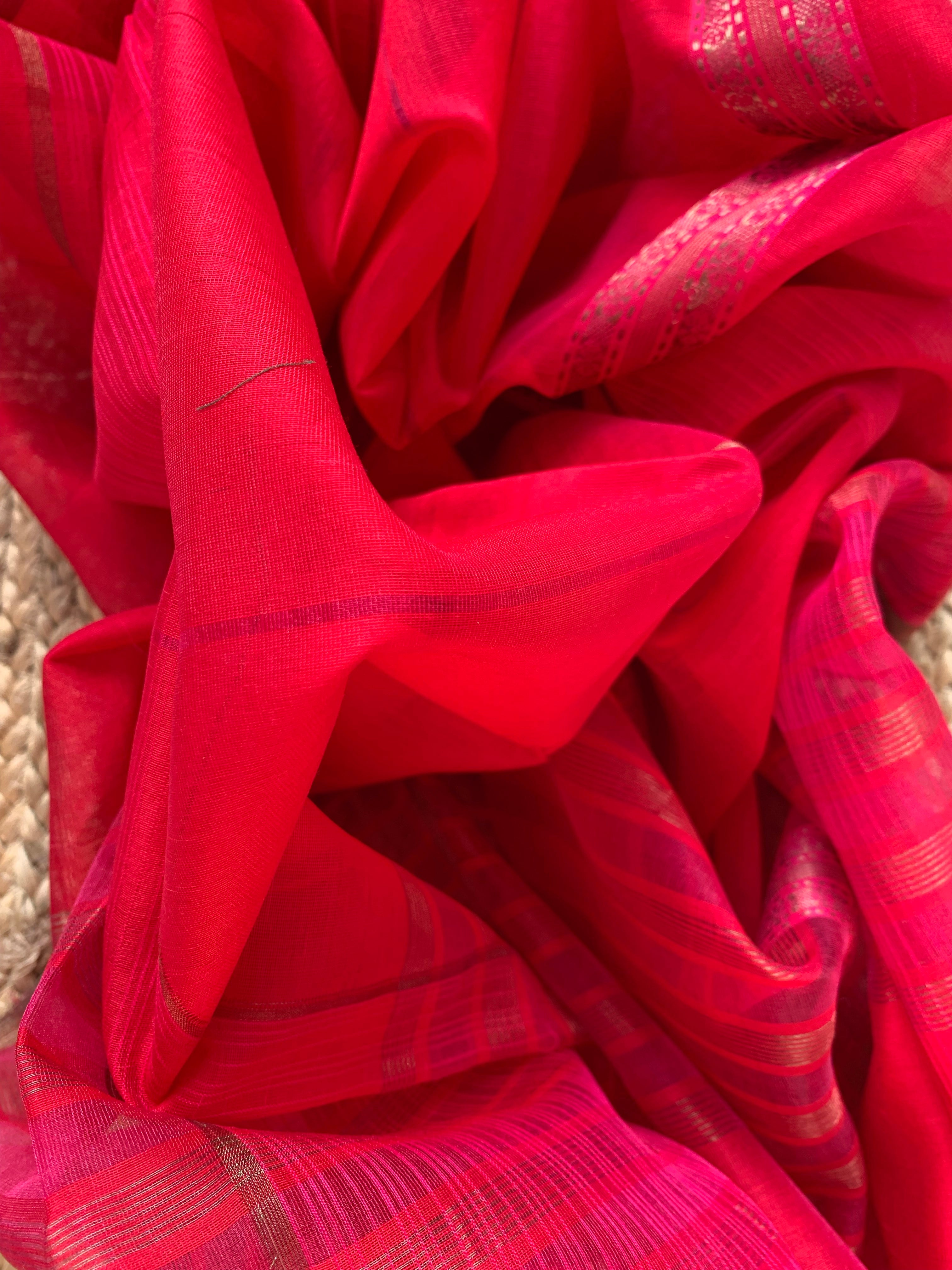 Handwoven Maheshwari Kurta dupatta set