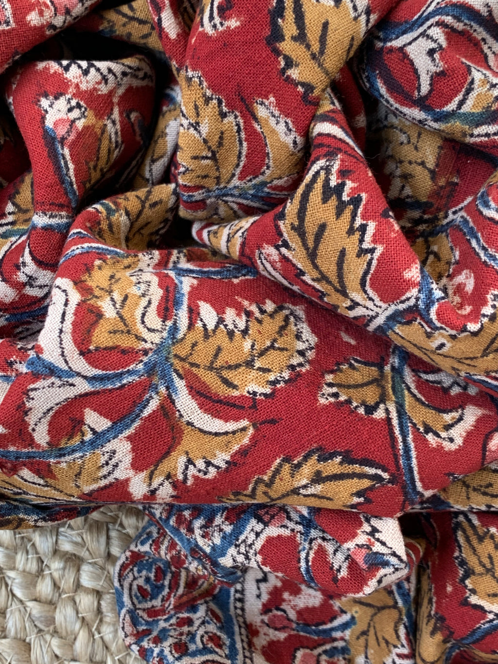 Handwoven Handcrafted Kalamkari Kurta Dupatta Set
