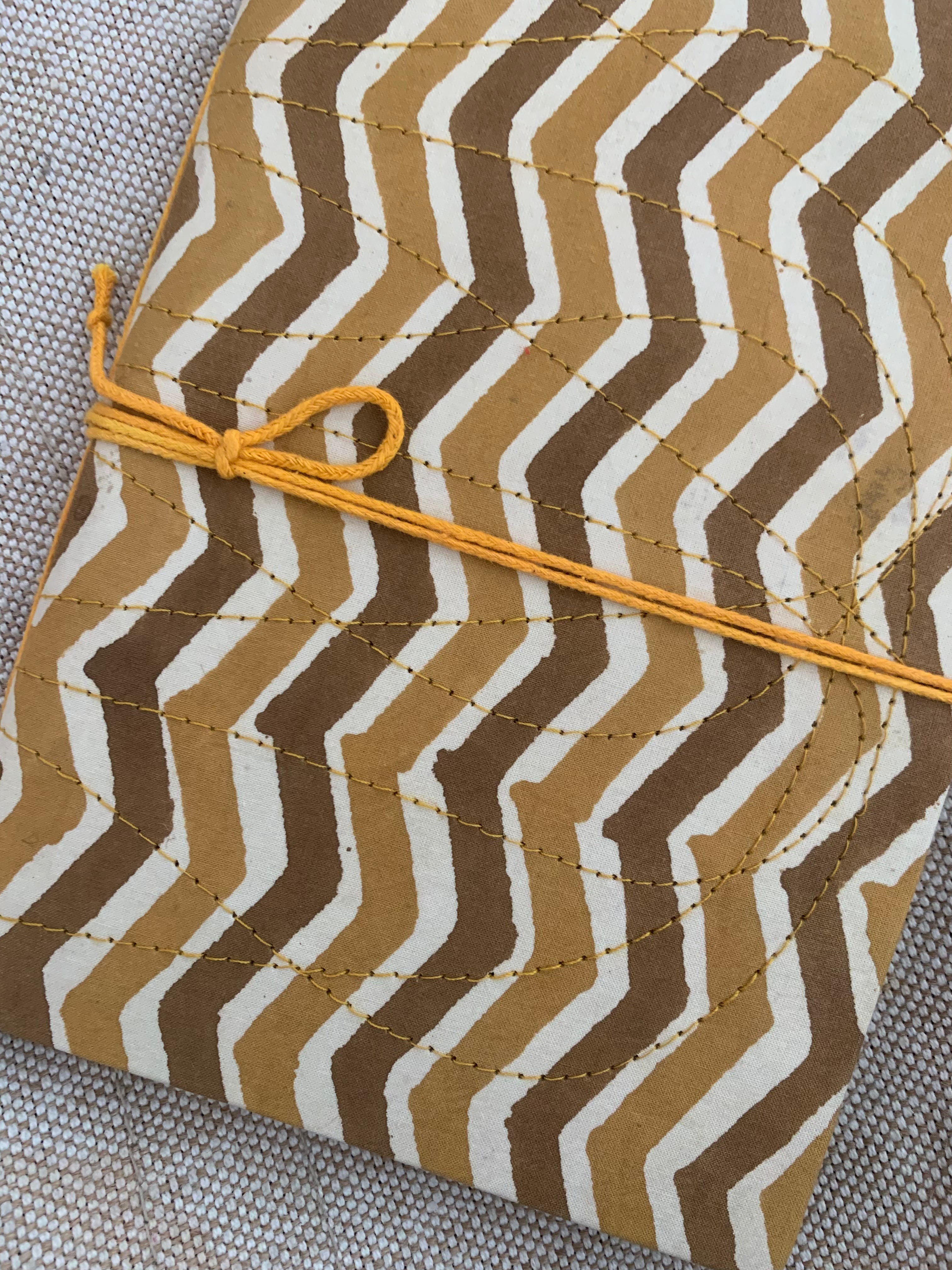 Hand Block Print Fabric Traditional Bahi - A5