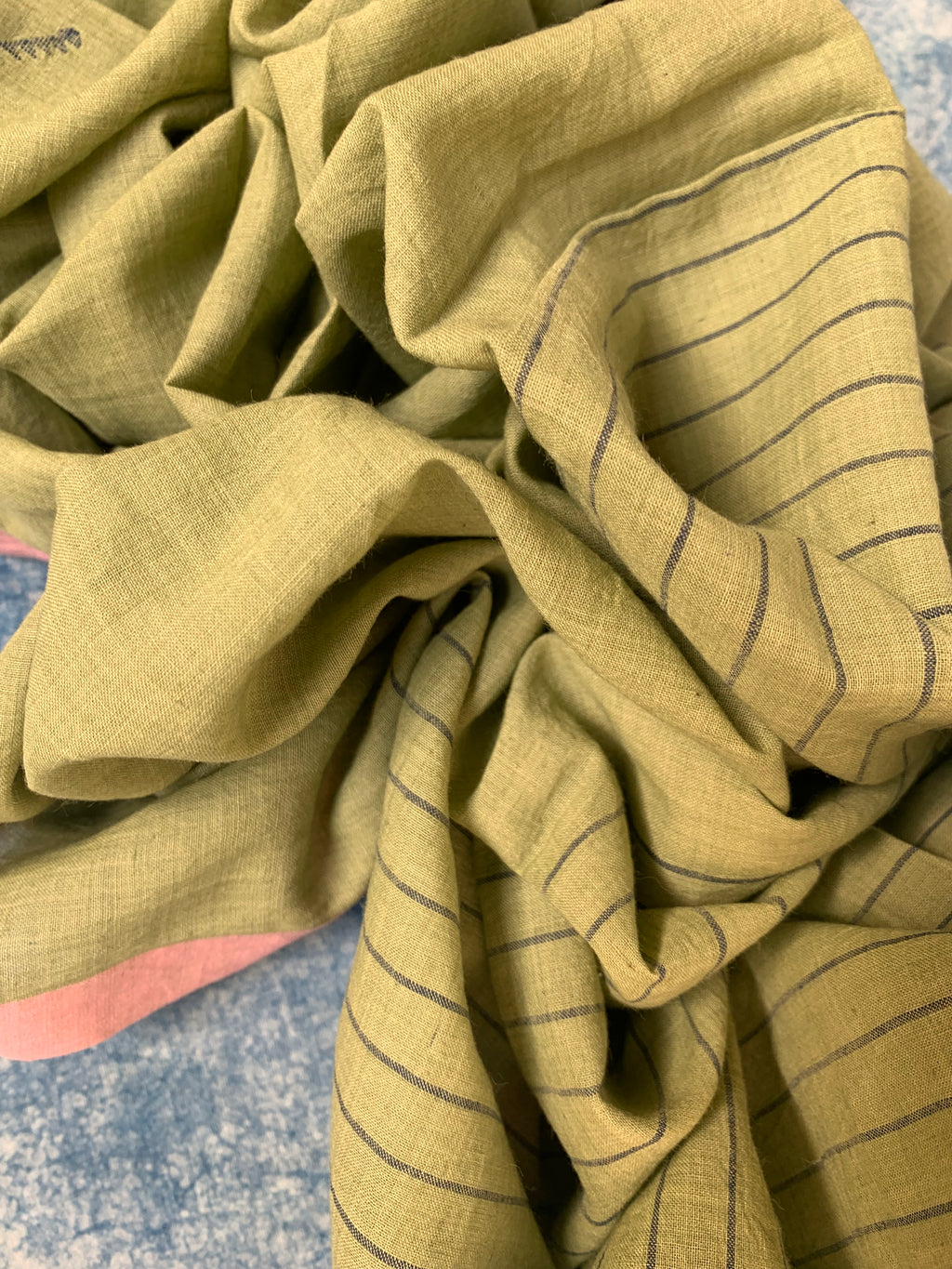 Jade- Handwoven Bengal Jamdani Kurta Dupatta set