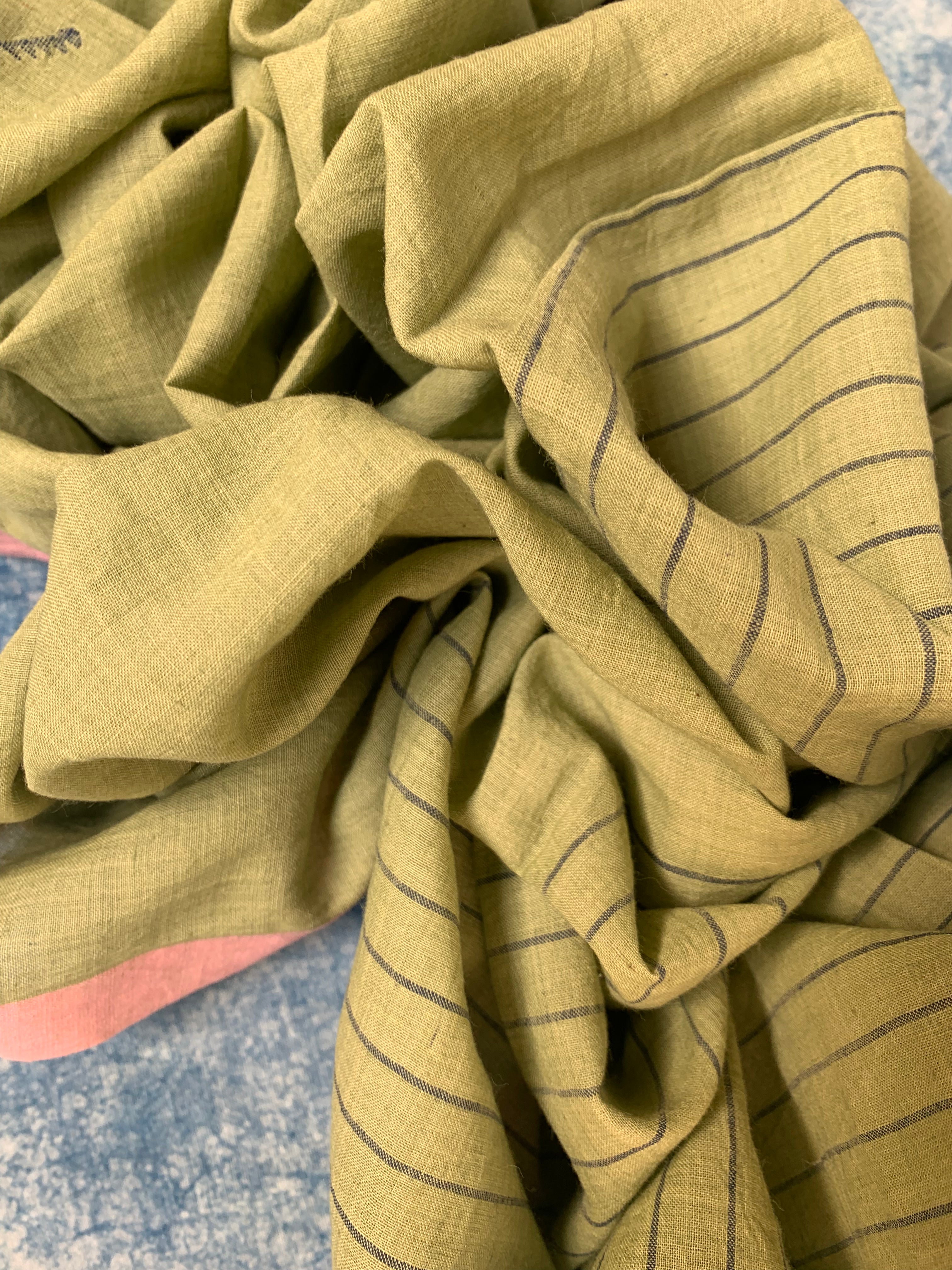 Jade- Handwoven Bengal Jamdani Kurta Dupatta set