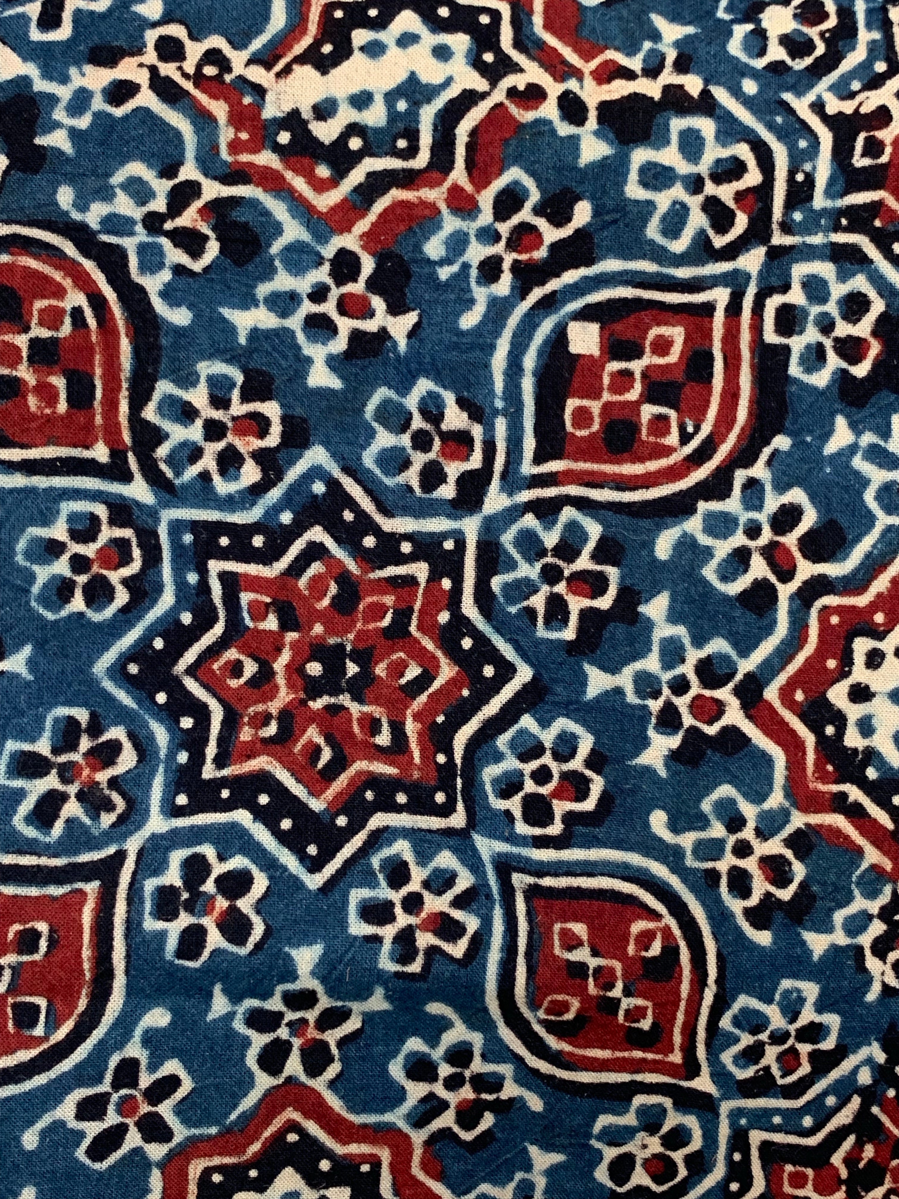 Handblock Ajrakh Suit