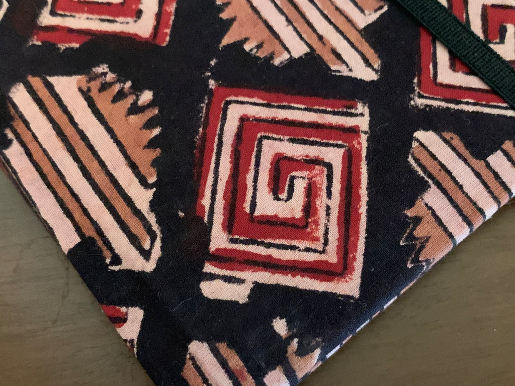 Block Print Fabric Cover Diary