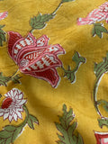Hand Block Printed Bagru Azo free Dye Cotton Fabric 260/metre